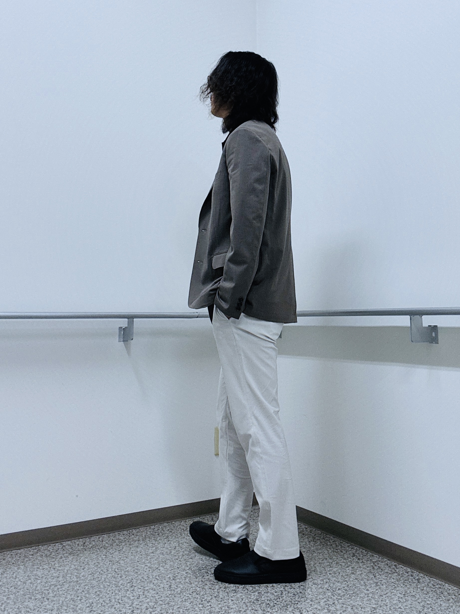 おーのさんの「TAKEO KIKUCHI｜【Begin5月号掲載/通気性】トリコットサッカー ジャケット」を使ったコーディネート