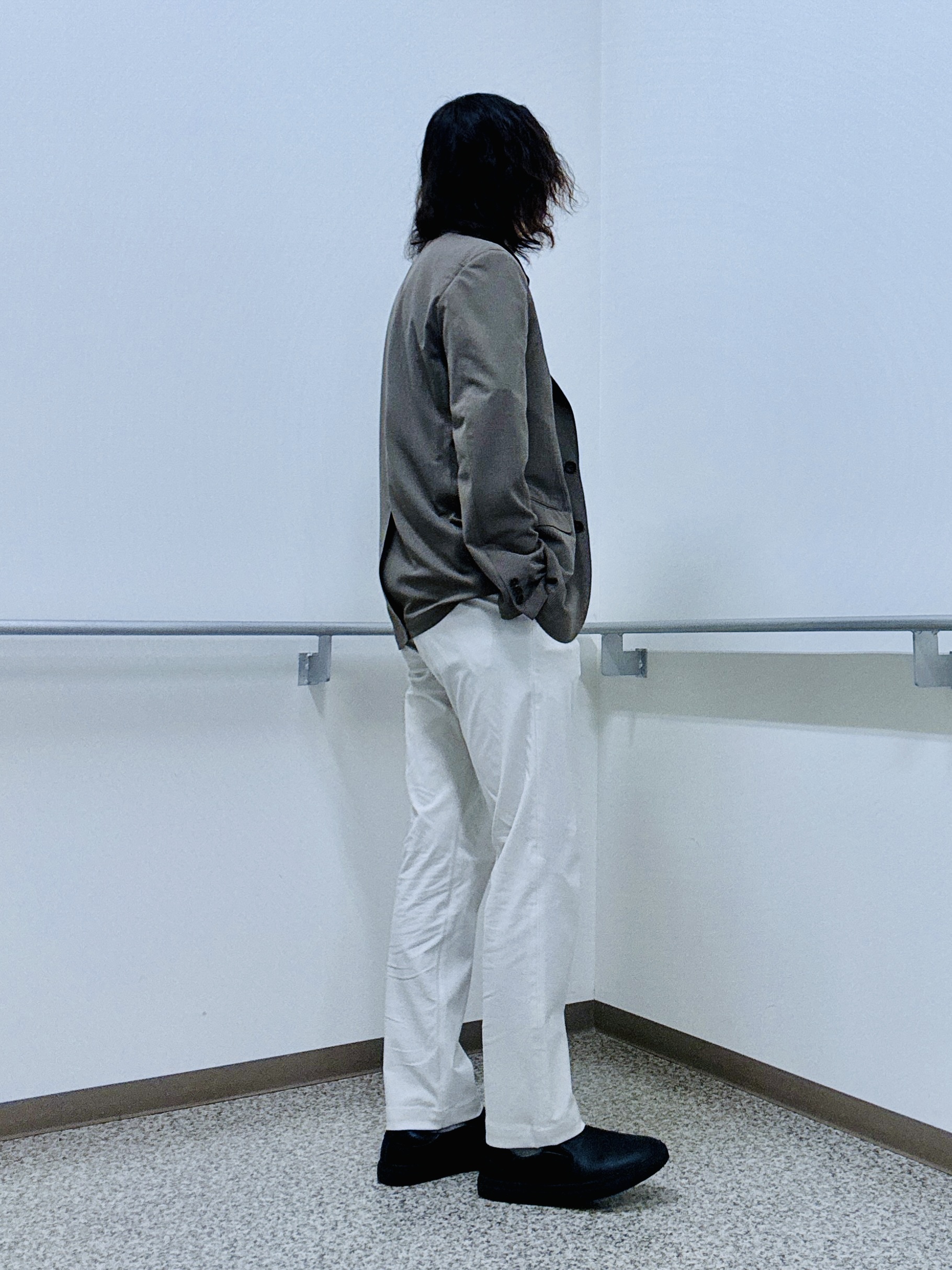 おーのさんの「TAKEO KIKUCHI｜【Begin5月号掲載/通気性】トリコットサッカー ジャケット」を使ったコーディネート