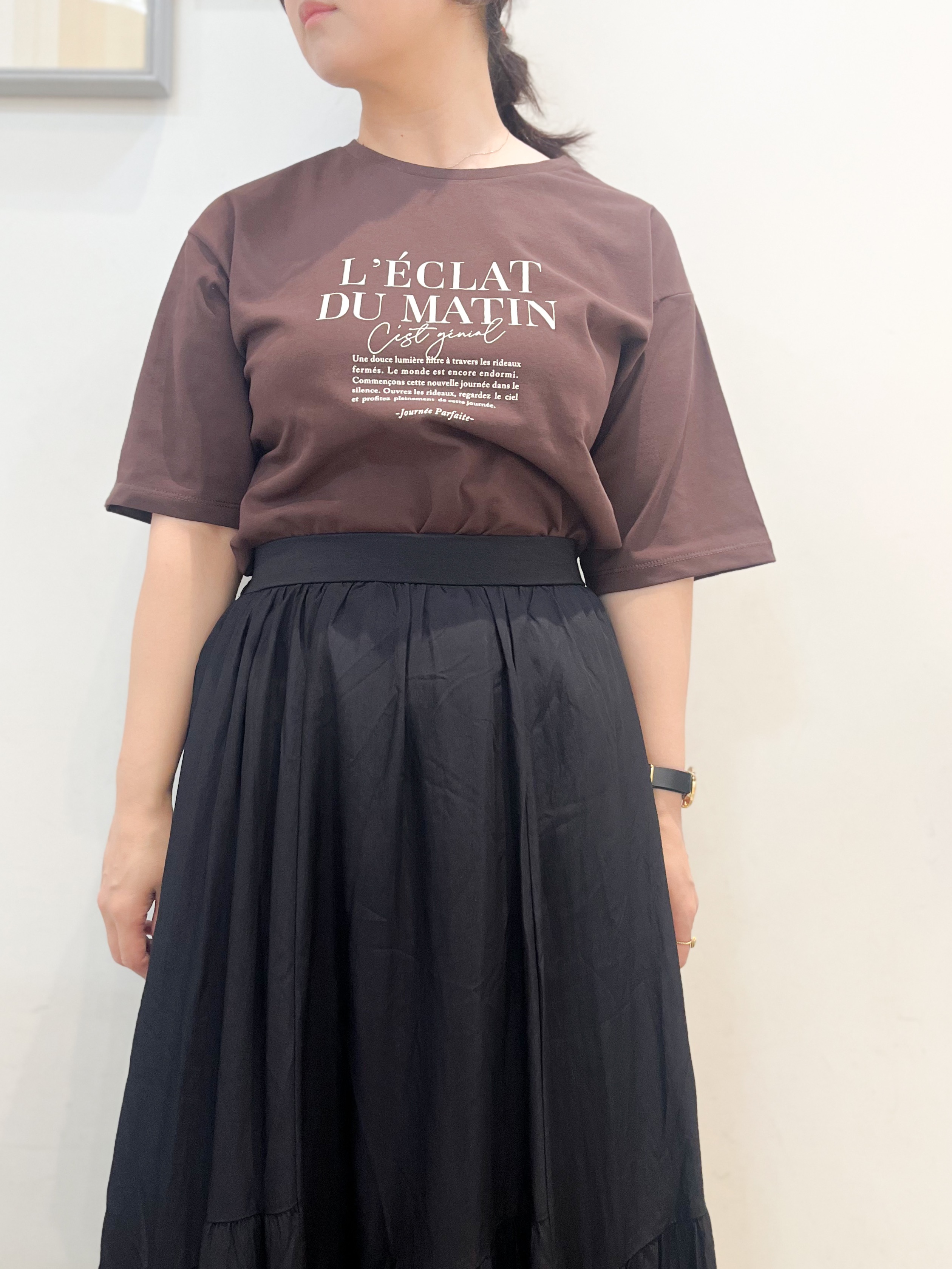YOさんの「grove｜【洗濯機OK/ひんやり】軽く羽織れるハーフスリーブジャケット」を使ったコーディネート