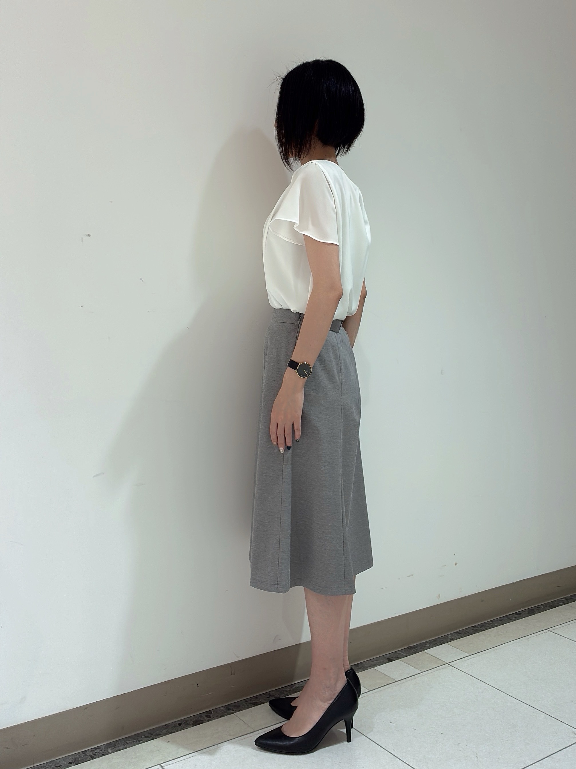 環さんの「UNTITLED｜【UV/接触冷感/スーツ】ジャージテーラードジャケット」を使ったコーディネート