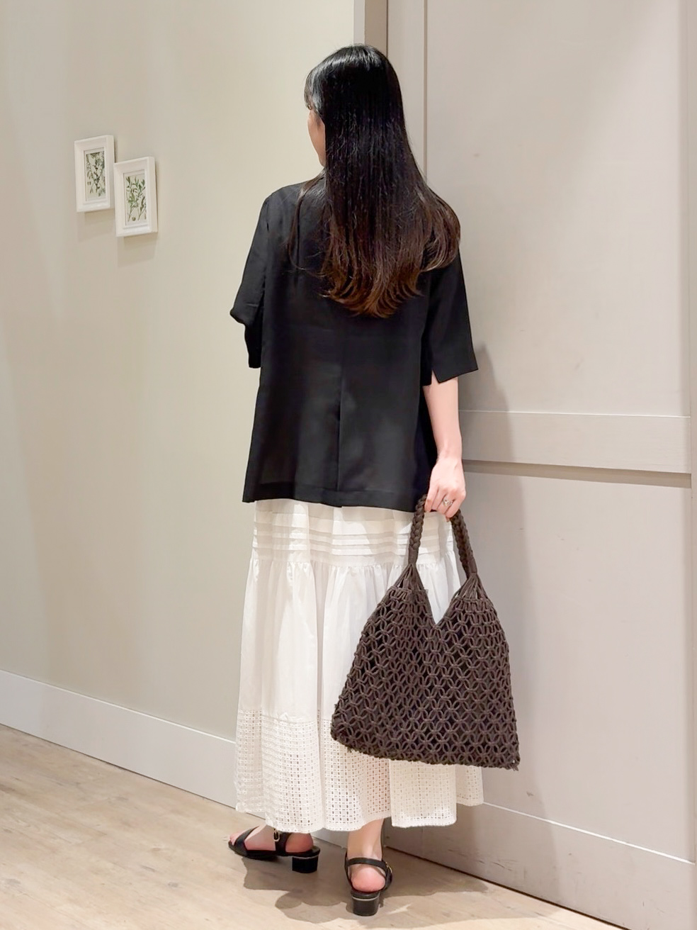 Mayuさんの「grove｜【洗濯機OK/ひんやり】軽く羽織れるハーフスリーブジャケット」を使ったコーディネート