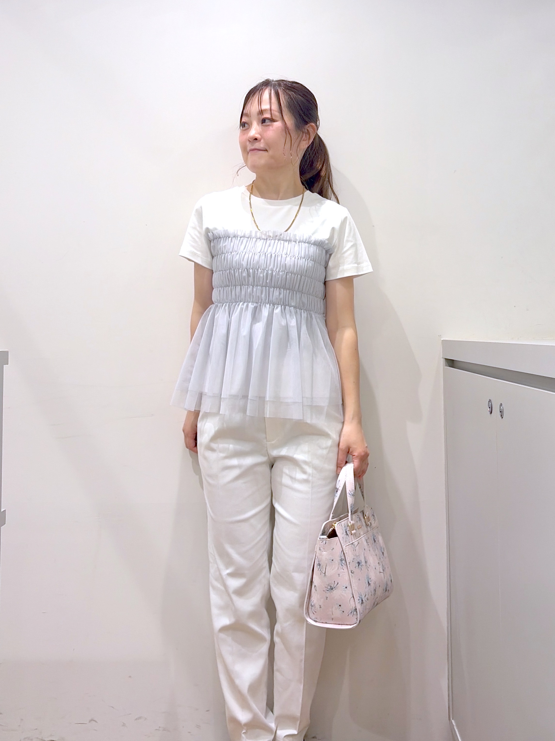 Junさんの「index｜《再入荷》ダブルブレストテーラードジャケット【接触冷感／吸水速乾／イージーアイロン／防シワ／洗濯機O」を使ったコーディネート