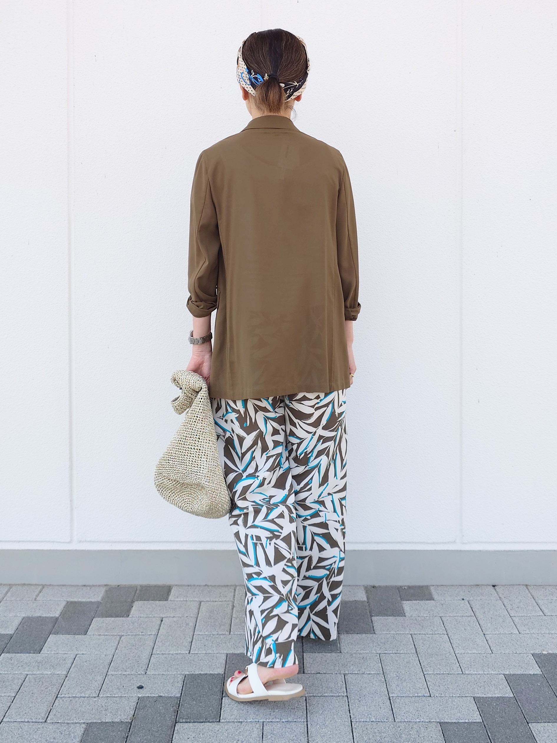 MUTSUKOさんの「UNTITLED｜◆【セットアップ可/接触冷感/通気性】ドライシアーダブルジャケット」を使ったコーディネート