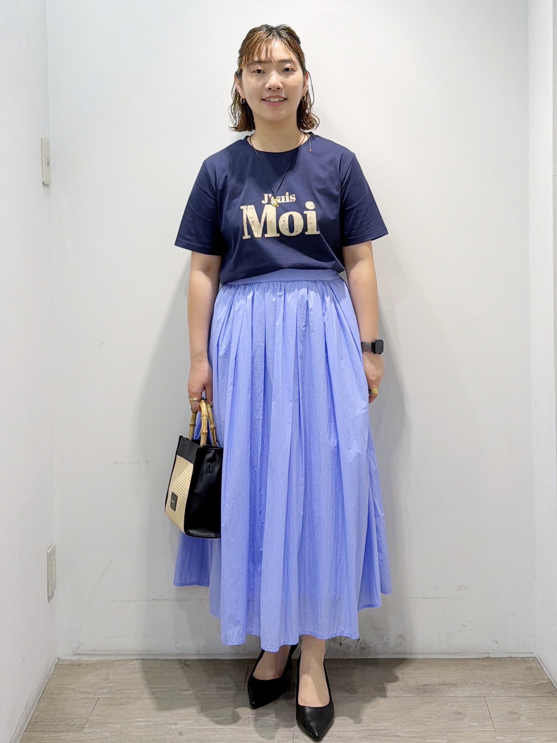 sumicaさんの「OPAQUE.CLIP｜アソートロゴTシャツ【洗濯機OK】」を使ったコーディネート
