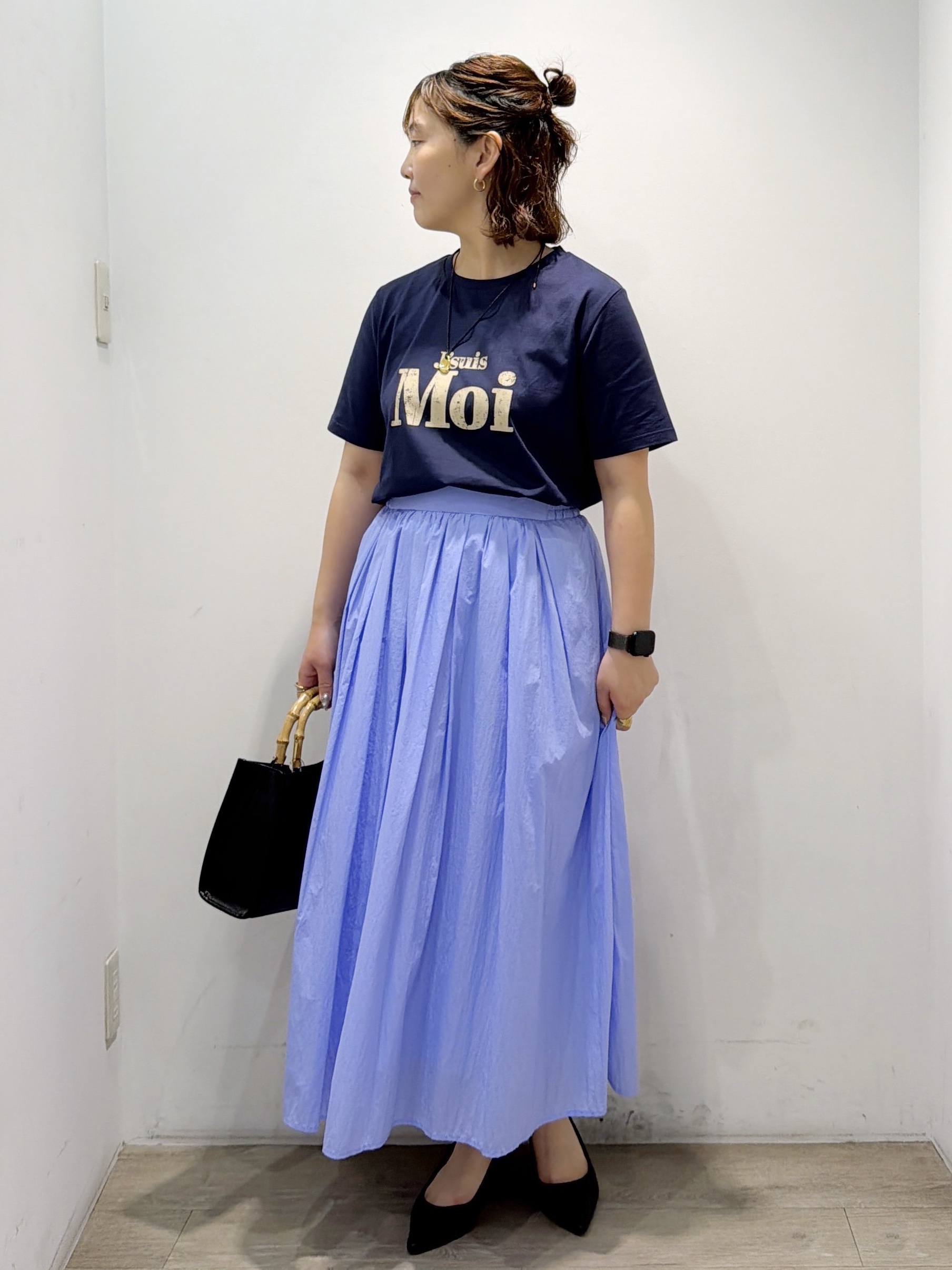 sumicaさんの「OPAQUE.CLIP｜アソートロゴTシャツ【洗濯機OK】」を使ったコーディネート