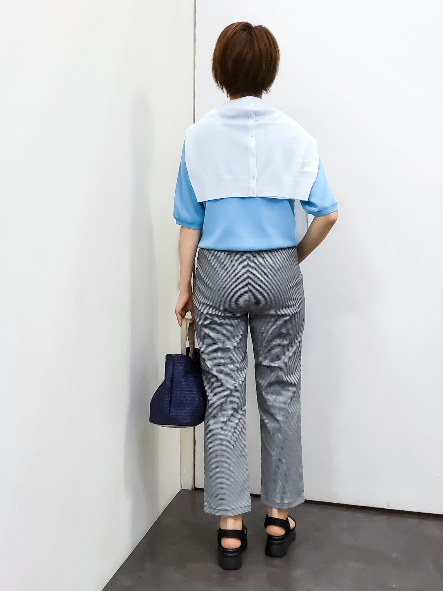やまちゃんさんの「grove｜高評価！【洗える/名品】大人の透け感、シアーカーディガン」を使ったコーディネート