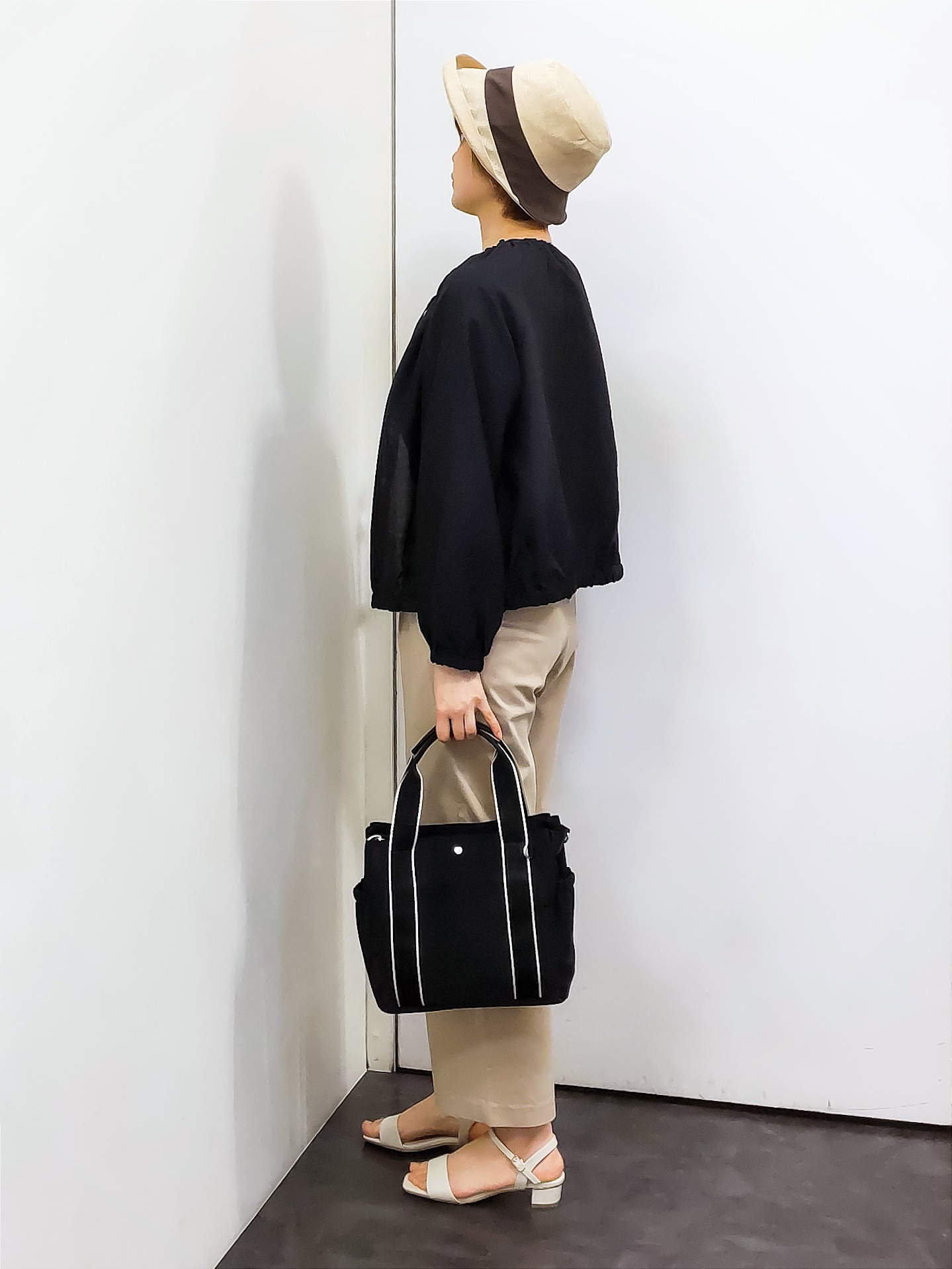 やまちゃんさんの「grove｜気温調整にも◎ブラウス感覚で羽織れるシアーブルゾン」を使ったコーディネート