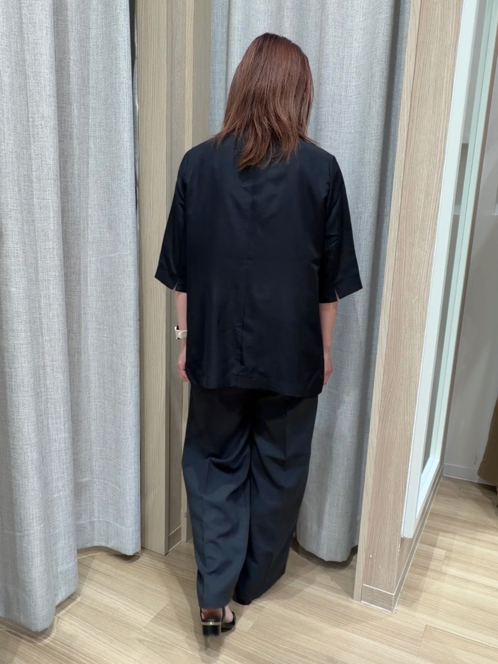 Fumikaさんの「grove｜【洗濯機OK/ひんやり】軽く羽織れるハーフスリーブジャケット」を使ったコーディネート