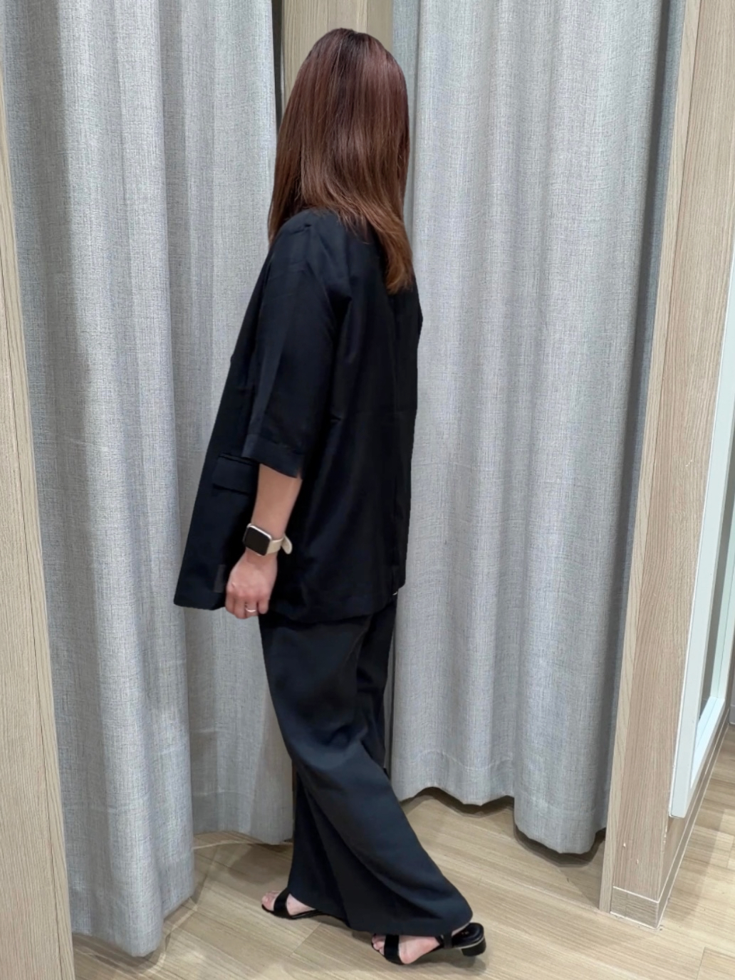 Fumikaさんの「grove｜【洗濯機OK/ひんやり】軽く羽織れるハーフスリーブジャケット」を使ったコーディネート