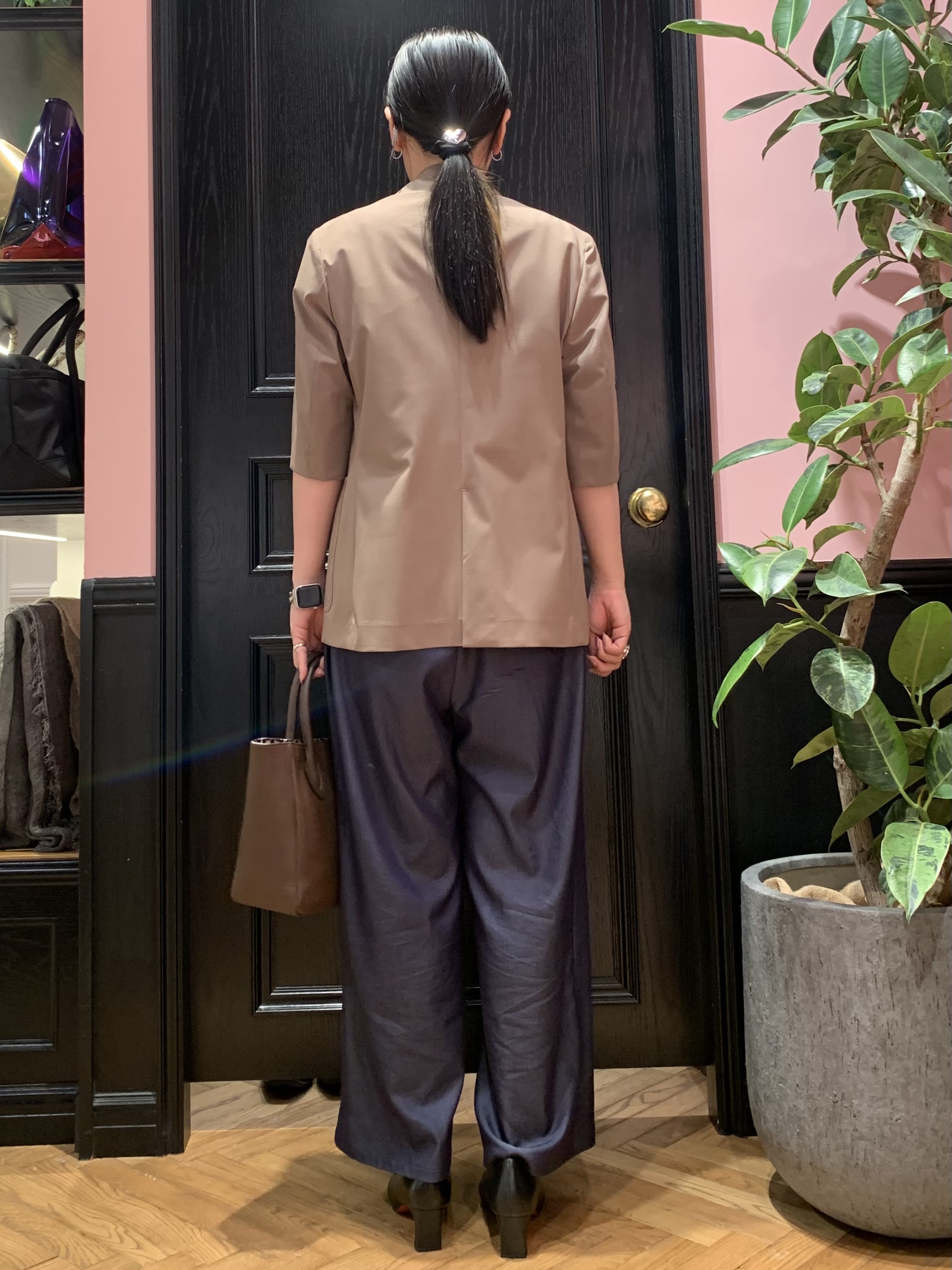 SAKAIさんの「DRESSTERIOR｜【接触冷感/セットアップ可】 2WAYストレッチスリークオータージャケット」を使ったコーディネート