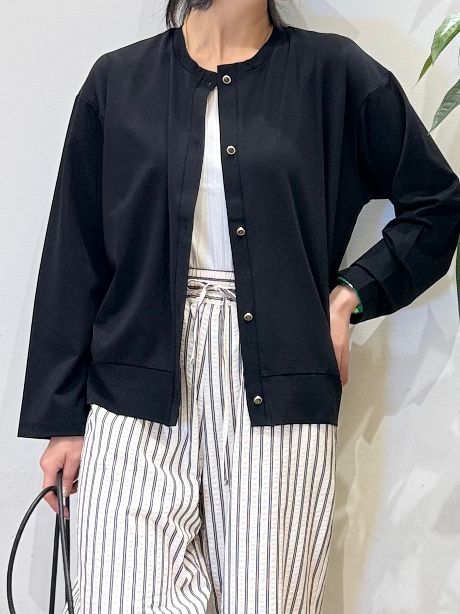 misakiさんの「SHOO･LA･RUE｜【UV/S-LL】着ごこちなめらか カノコ編みカーディガン」を使ったコーディネート