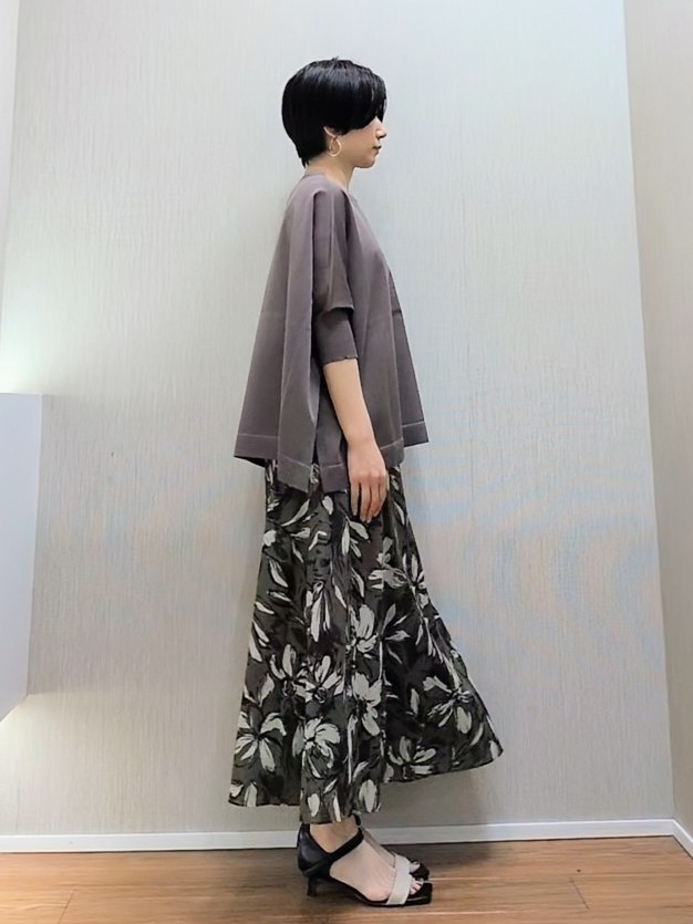 ミズタさんの「UNTITLED｜【アンサンブル可/洗える】シアーレーヨンニット」を使ったコーディネート