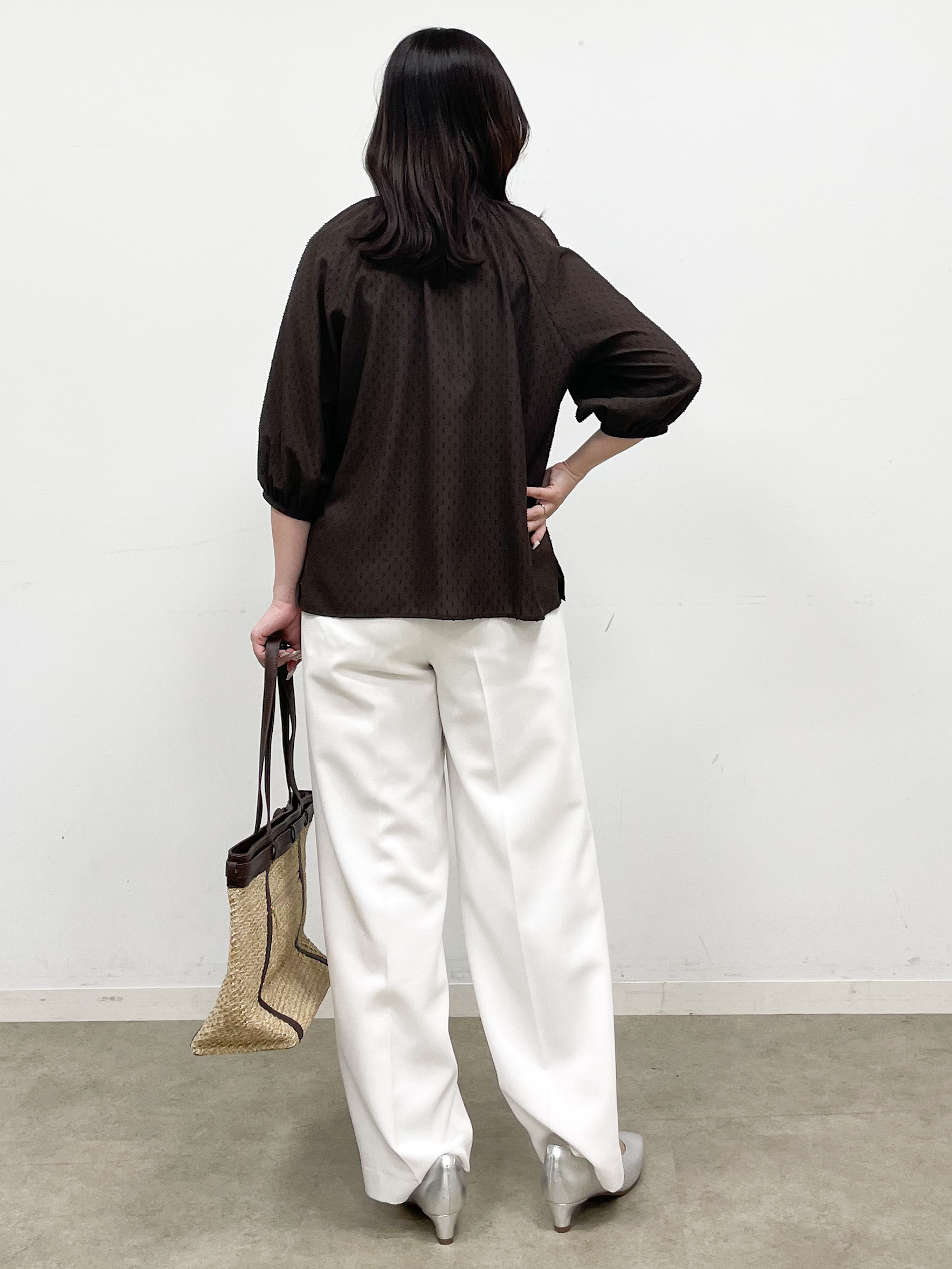 yukariさんの「Reflect｜プチハイネック フリルデザインブラウス」を使ったコーディネート