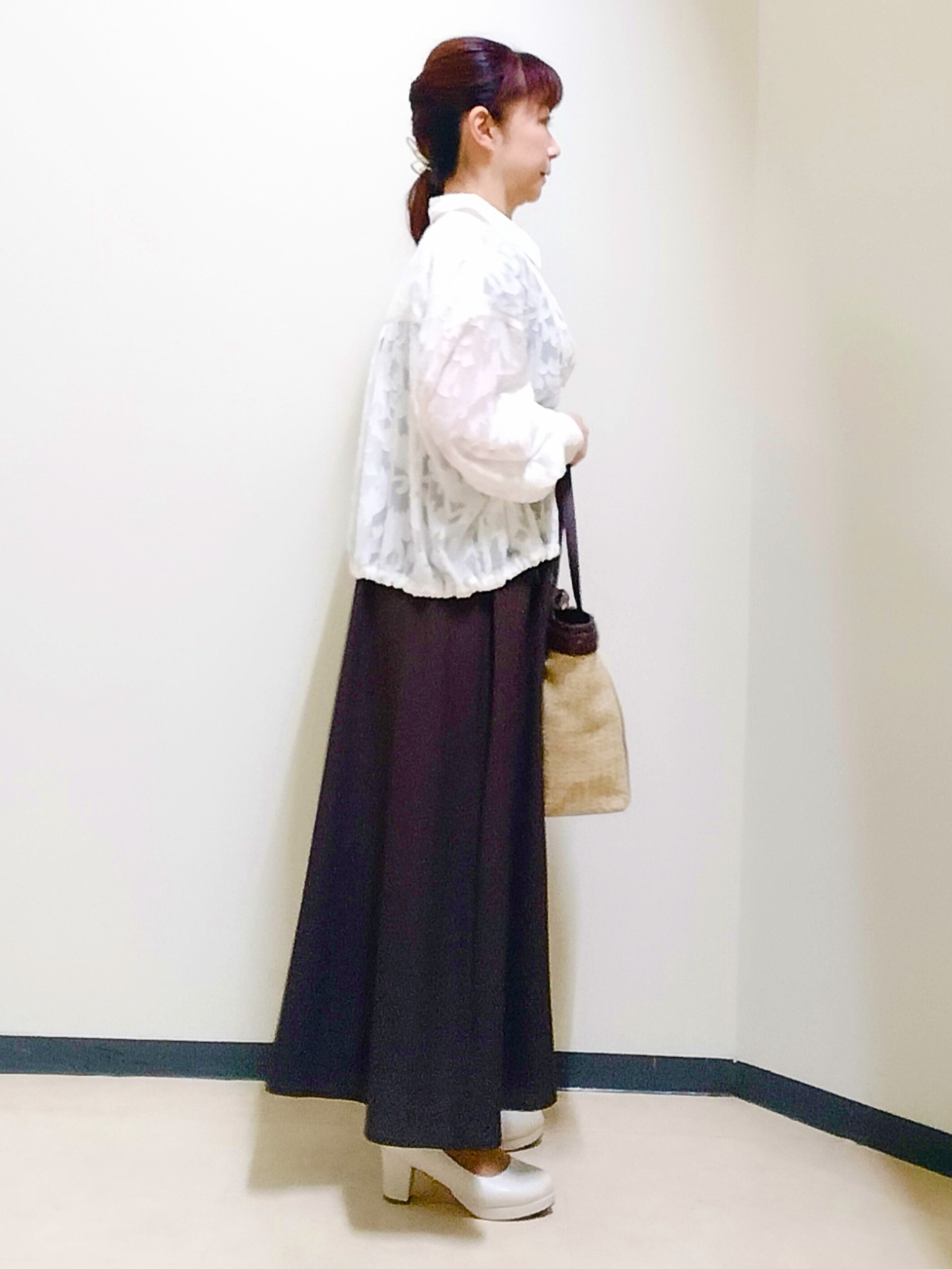 花さんの「Reflect｜【マシンウォッシャブル】フロントボタンワンピース」を使ったコーディネート
