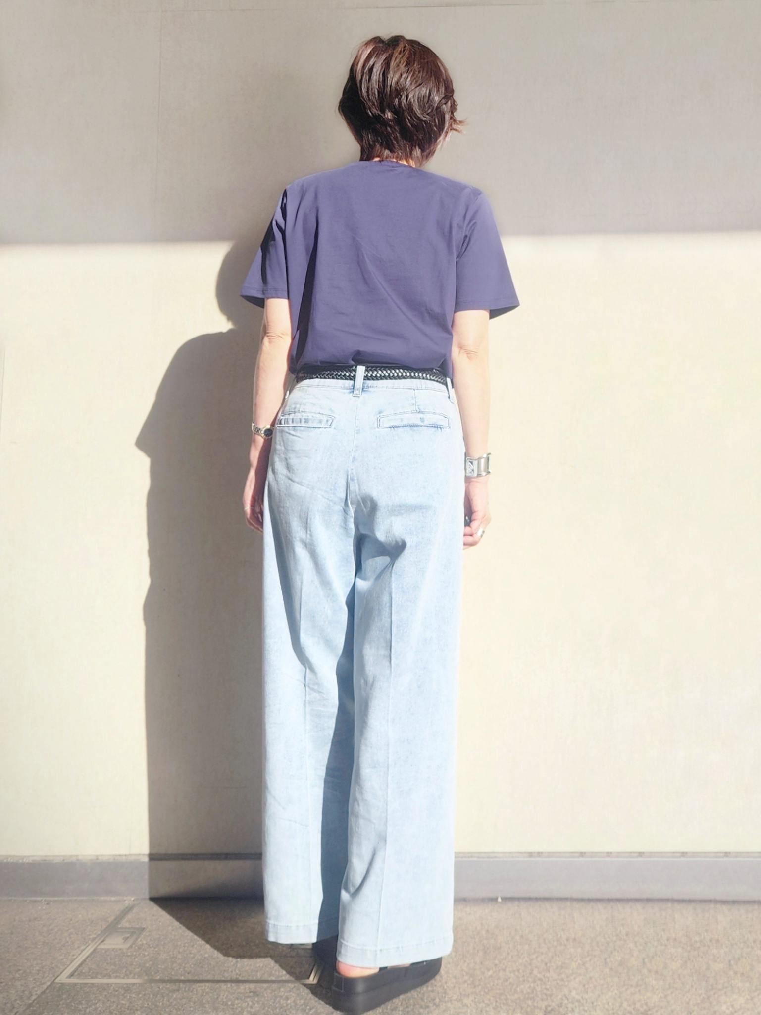 milkyさんの「OPAQUE.CLIP｜アソートロゴTシャツ【洗濯機OK】」を使ったコーディネート