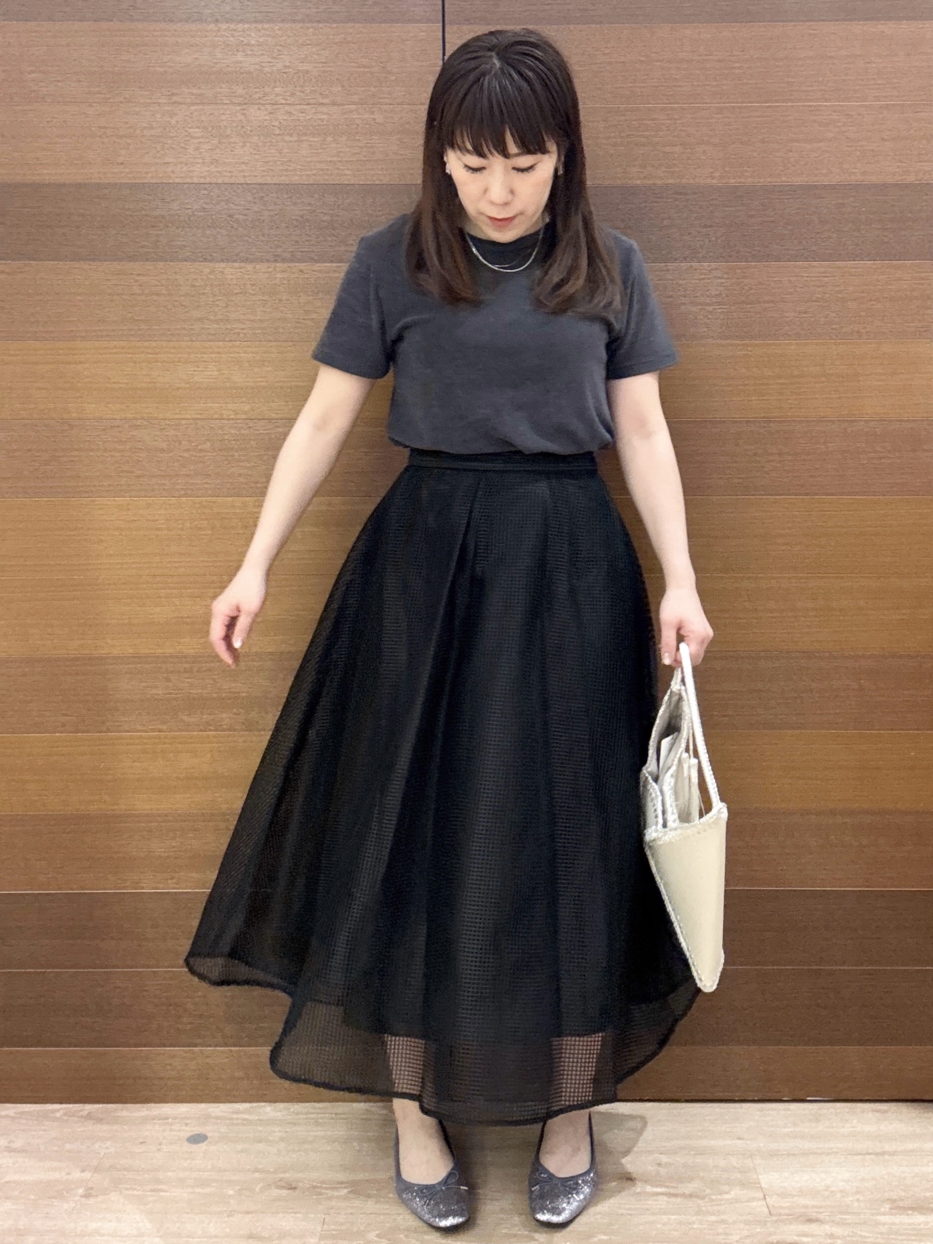 maichiさんの「OPAQUE.CLIP｜ベーシックパイルTシャツ【洗濯機OK】」を使ったコーディネート