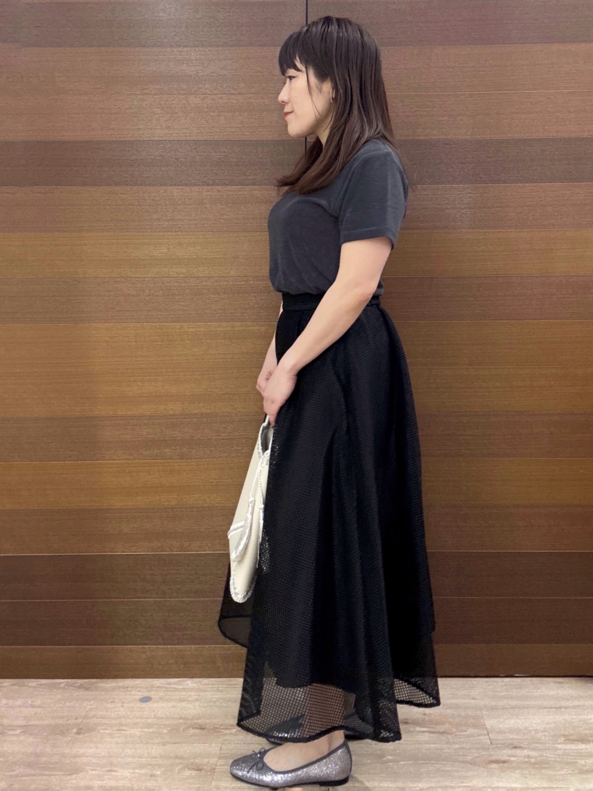 maichiさんの「OPAQUE.CLIP｜ベーシックパイルTシャツ【洗濯機OK】」を使ったコーディネート
