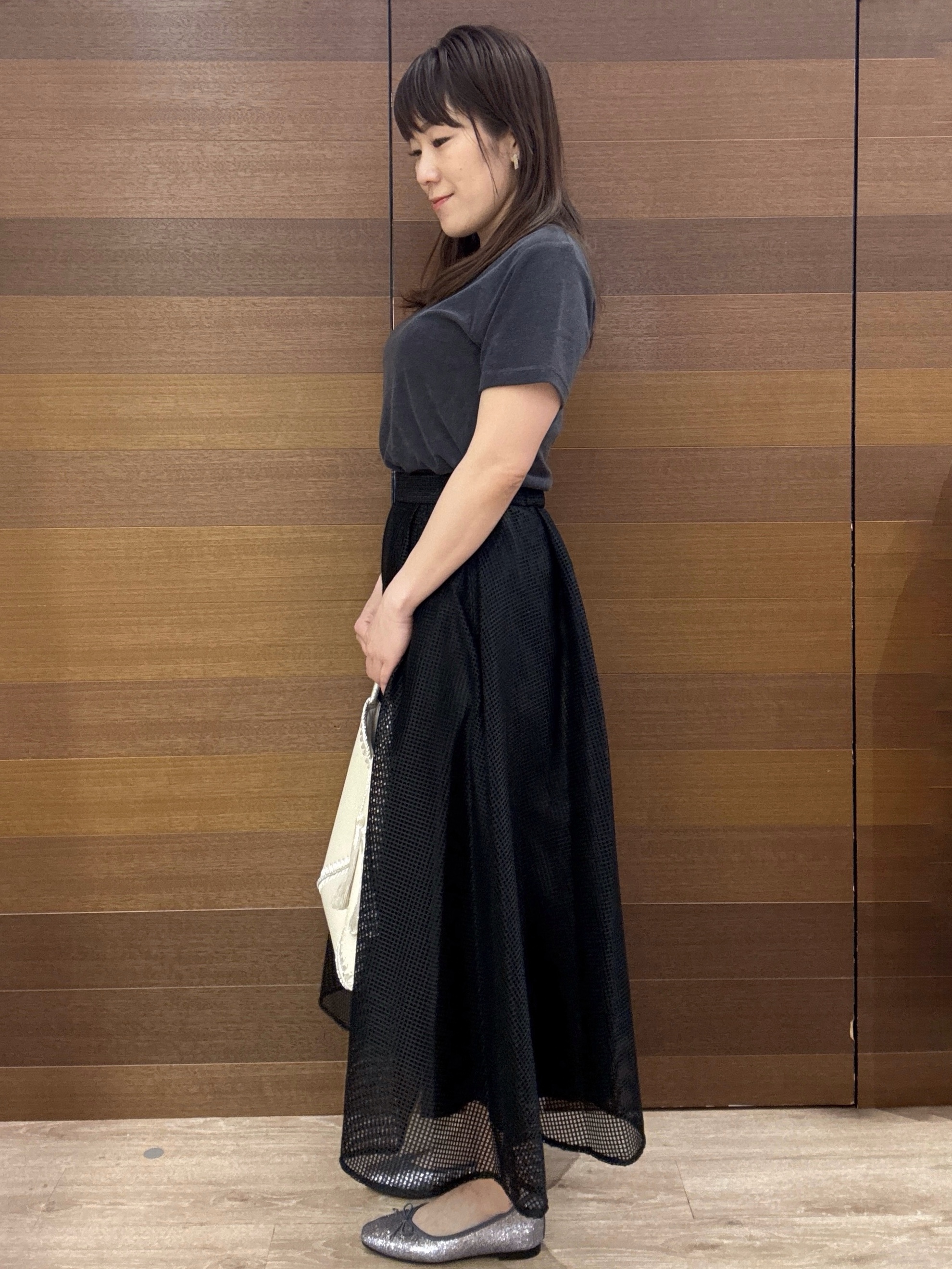 maichiさんの「OPAQUE.CLIP｜ベーシックパイルTシャツ【洗濯機OK】」を使ったコーディネート