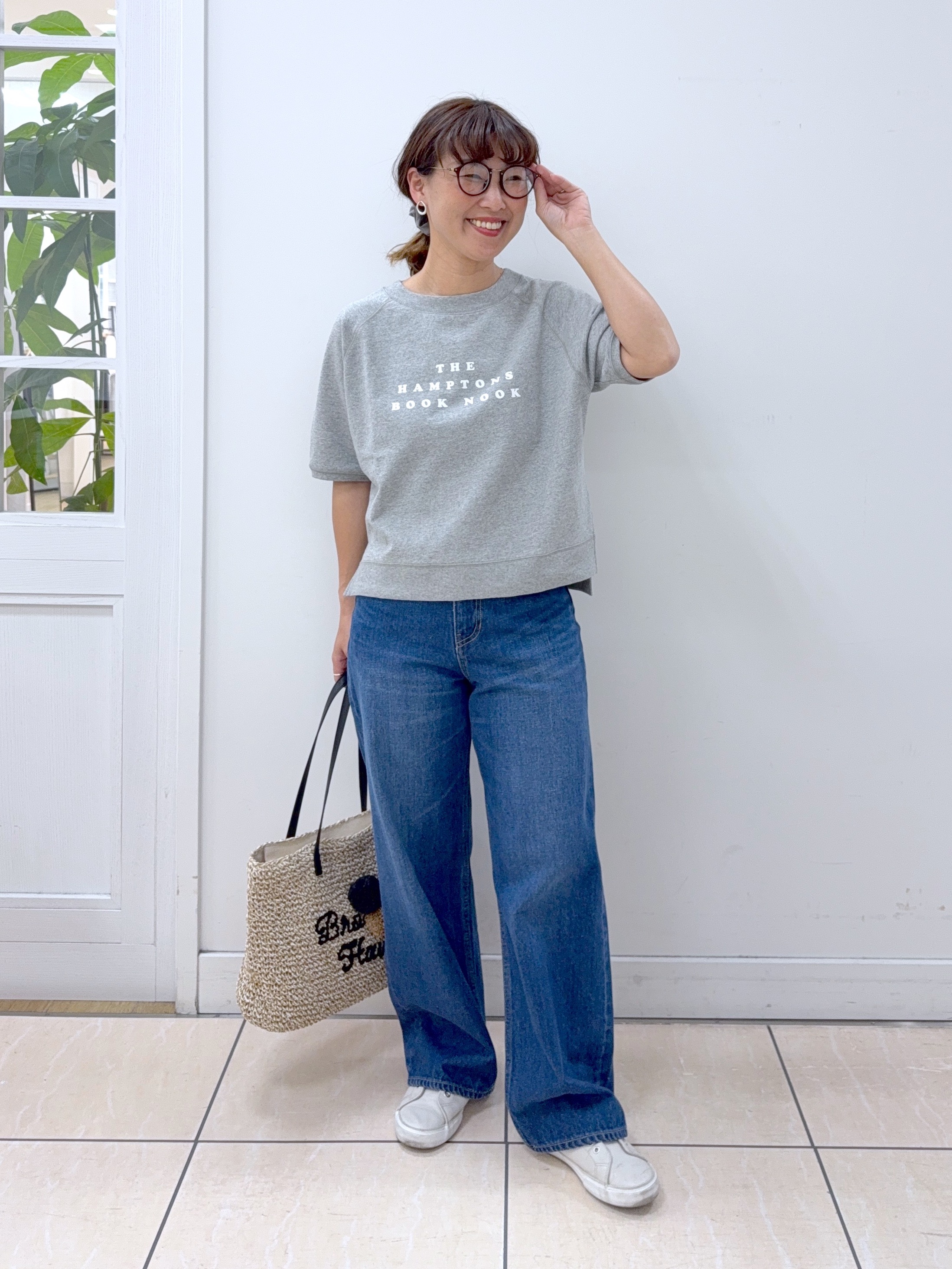 Osawaさんの「Dessin｜【洗える】フロッキーロゴ裏毛プルオーバー」を使ったコーディネート