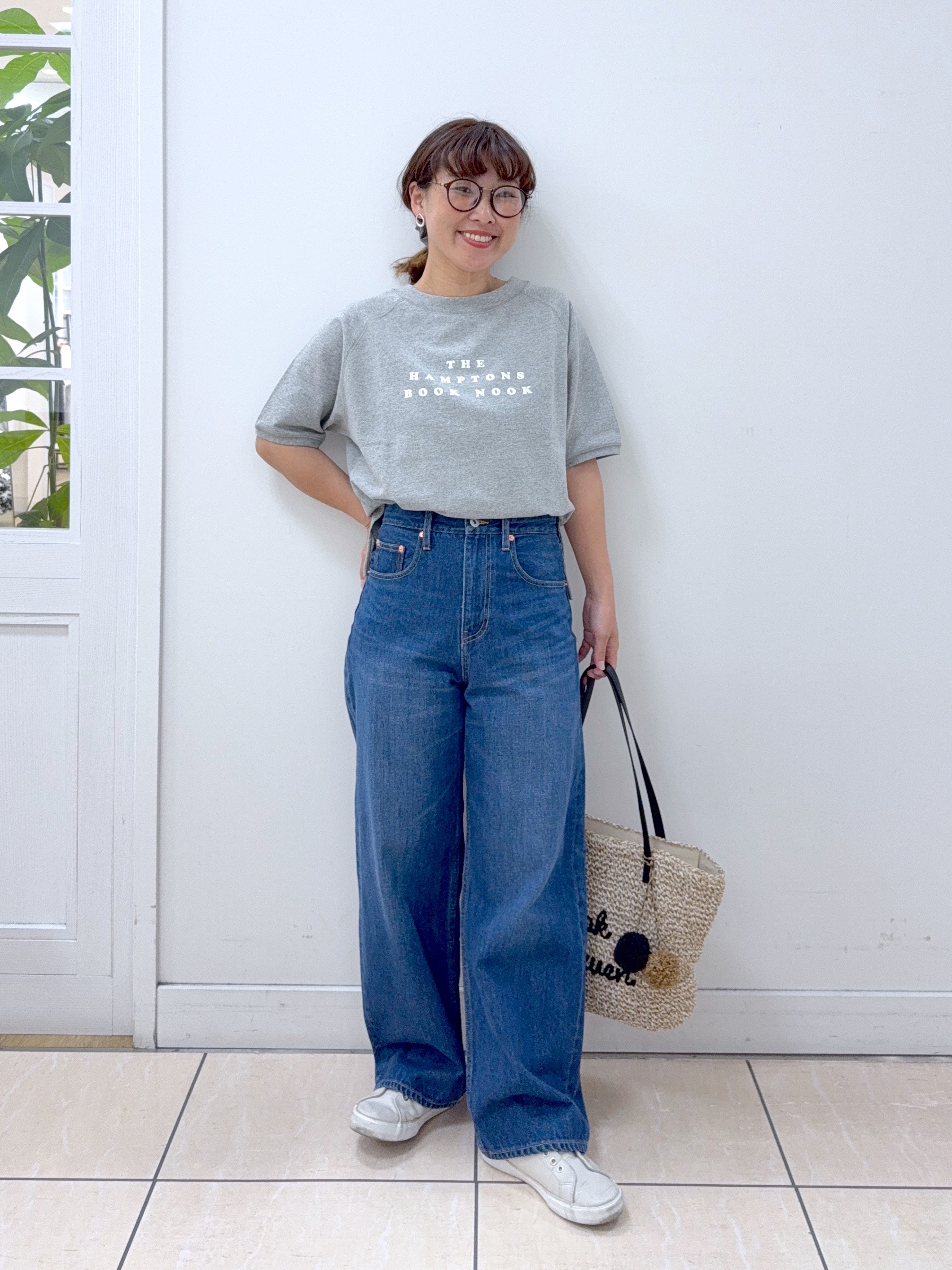 Osawaさんの「Dessin｜【洗える】フロッキーロゴ裏毛プルオーバー」を使ったコーディネート