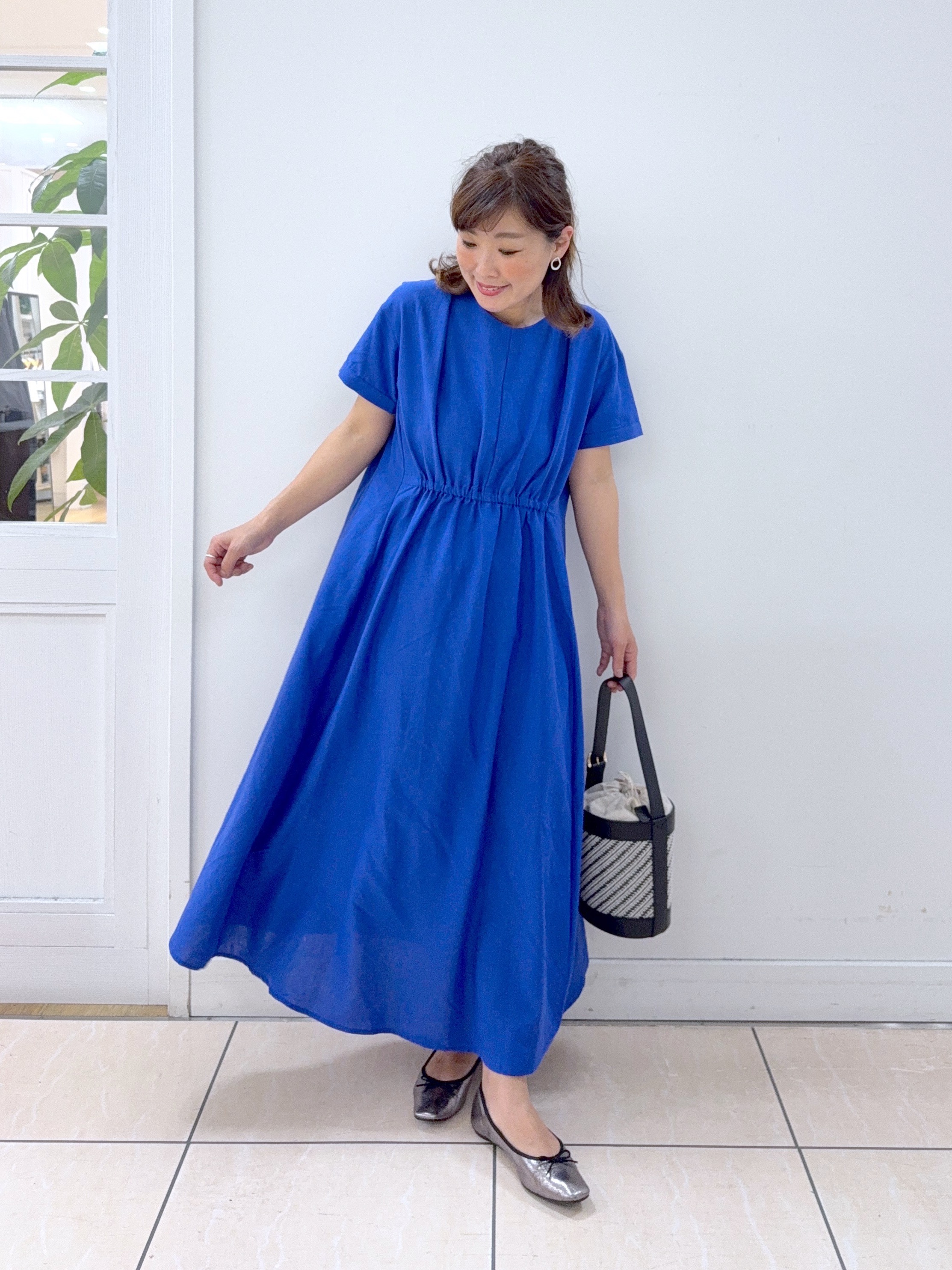Osawaさんの「Dessin｜麻調キャップ」を使ったコーディネート