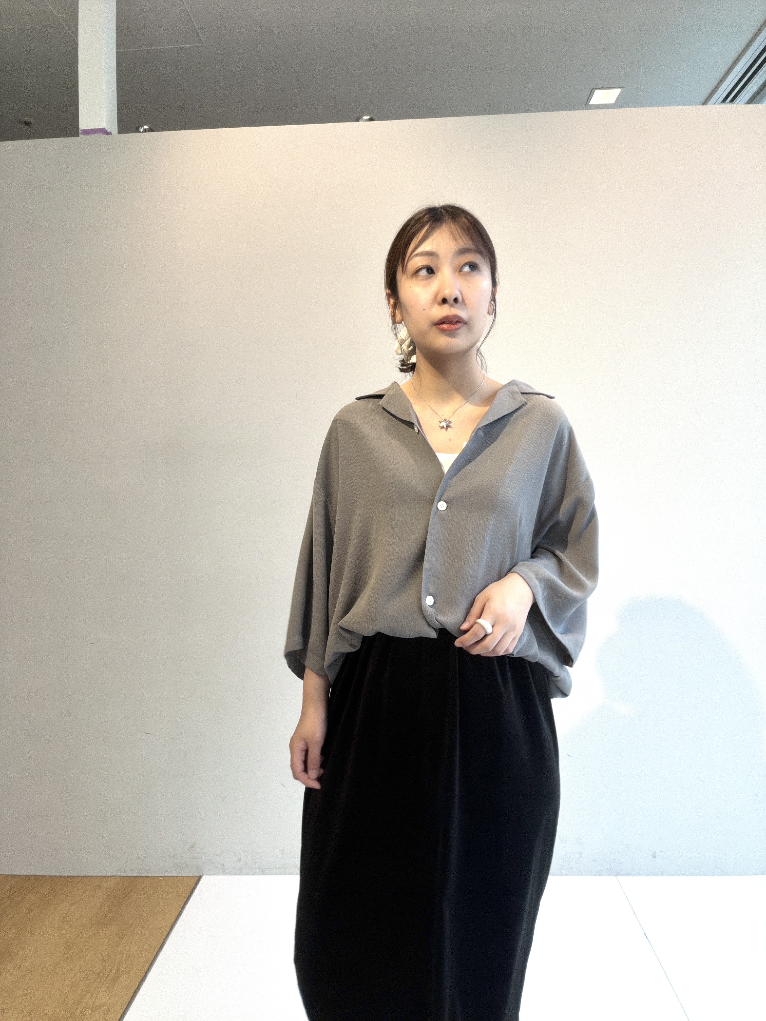 abeさんの「tk.TAKEO KIKUCHI｜テッククレープ半袖シャツ」を使ったコーディネート