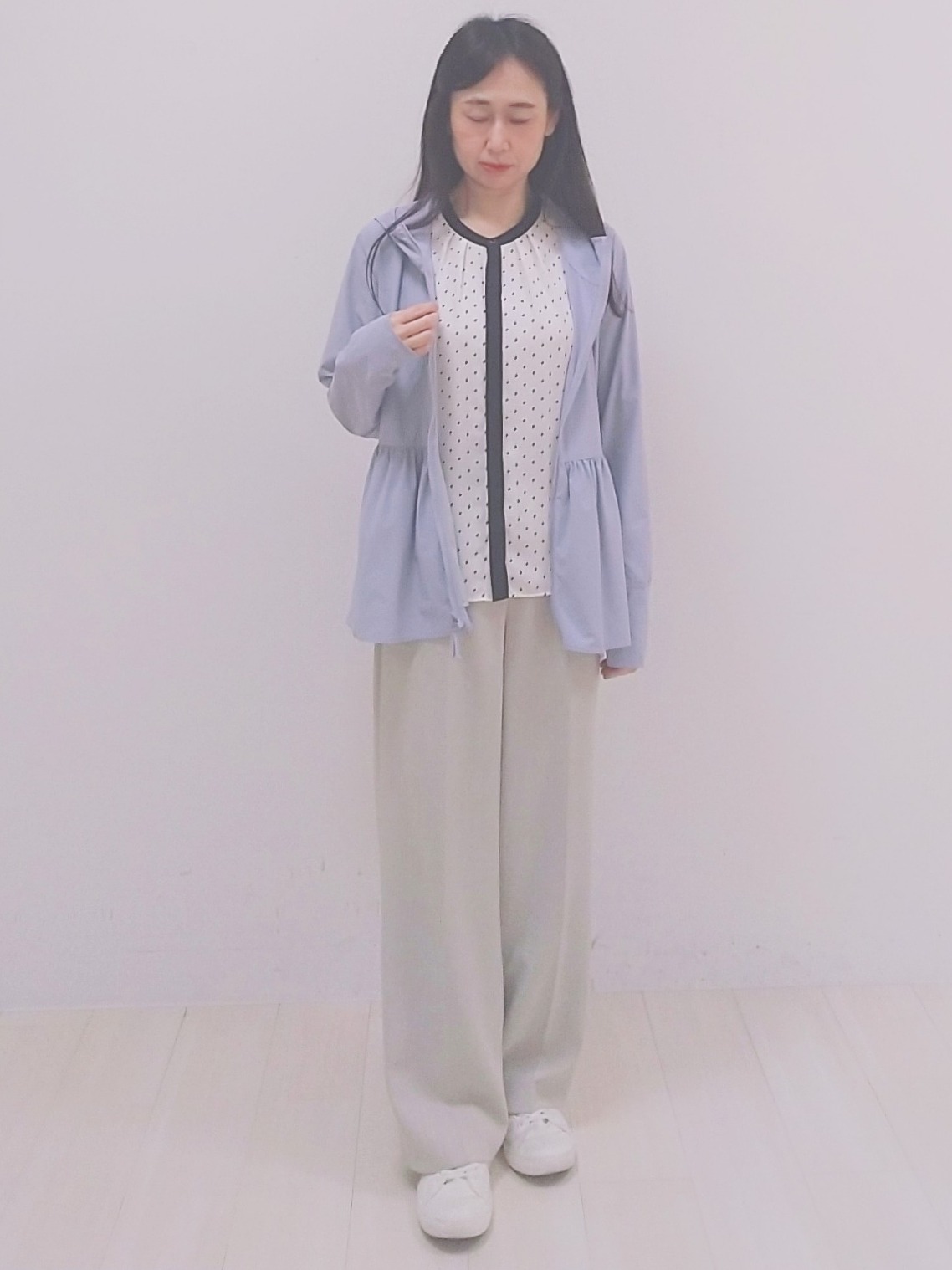SANAさんの「Reflect｜【通勤におすすめ◎】ジョーゼットブラウス」を使ったコーディネート