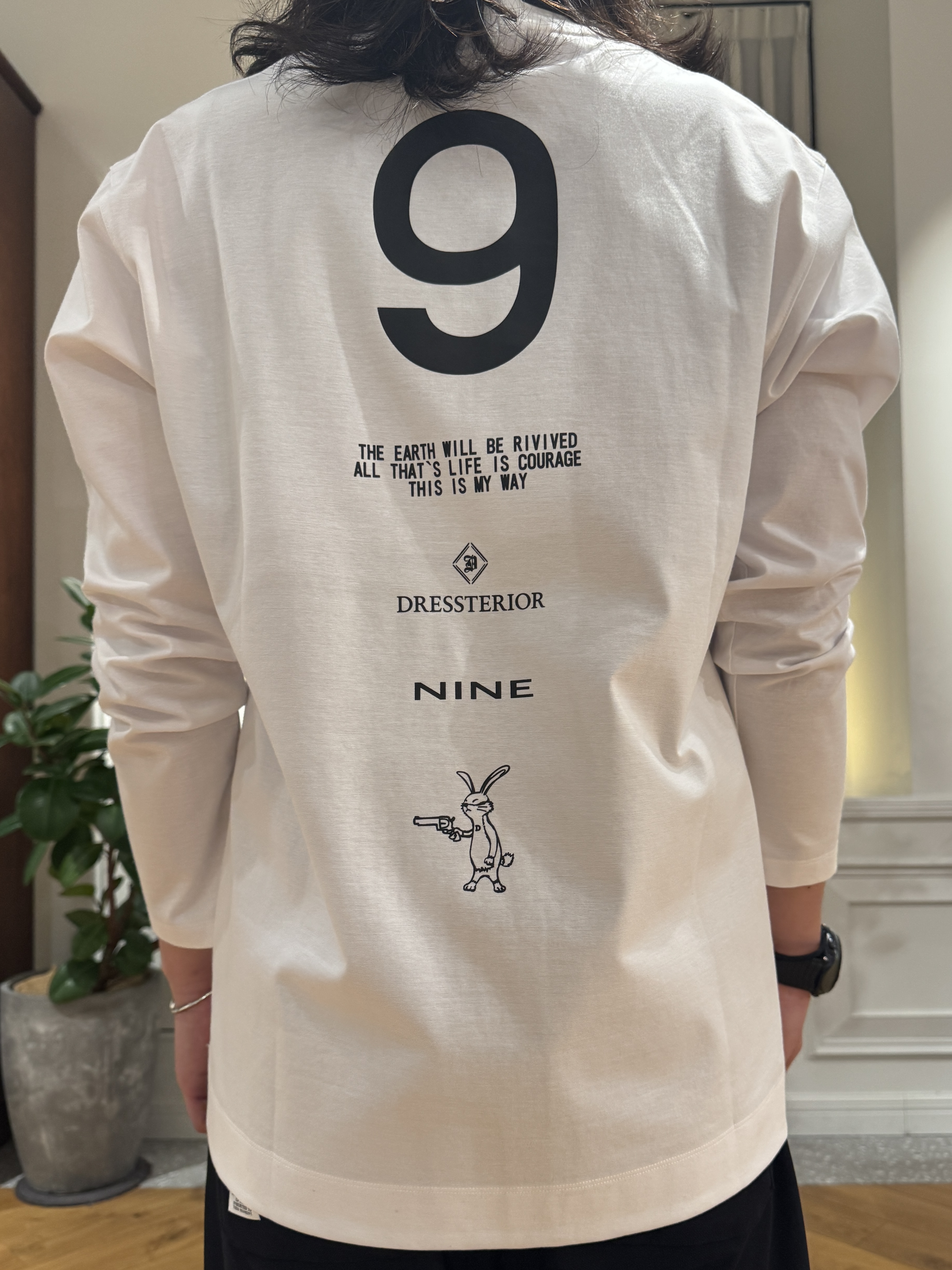 kawarataniさんの「DRESSTERIOR｜【接触冷感/UVカット/抗菌防臭/しわ防止】クールデオドラント ロングTシャツ」を使ったコーディネート