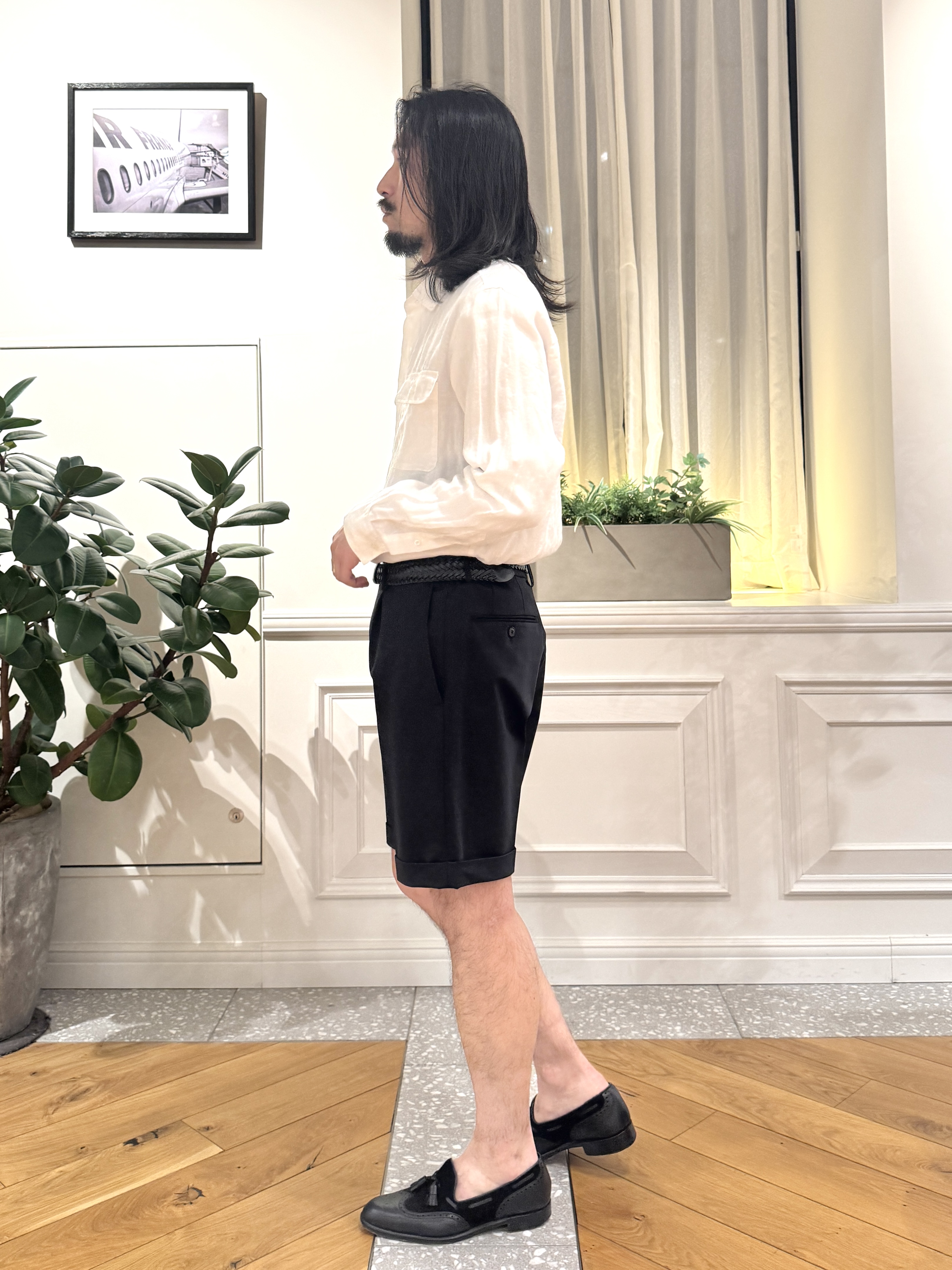 kawarataniさんの「DRESSTERIOR｜【Safari5月号掲載】ガーメンドダイ ピュアリネンシャツ」を使ったコーディネート