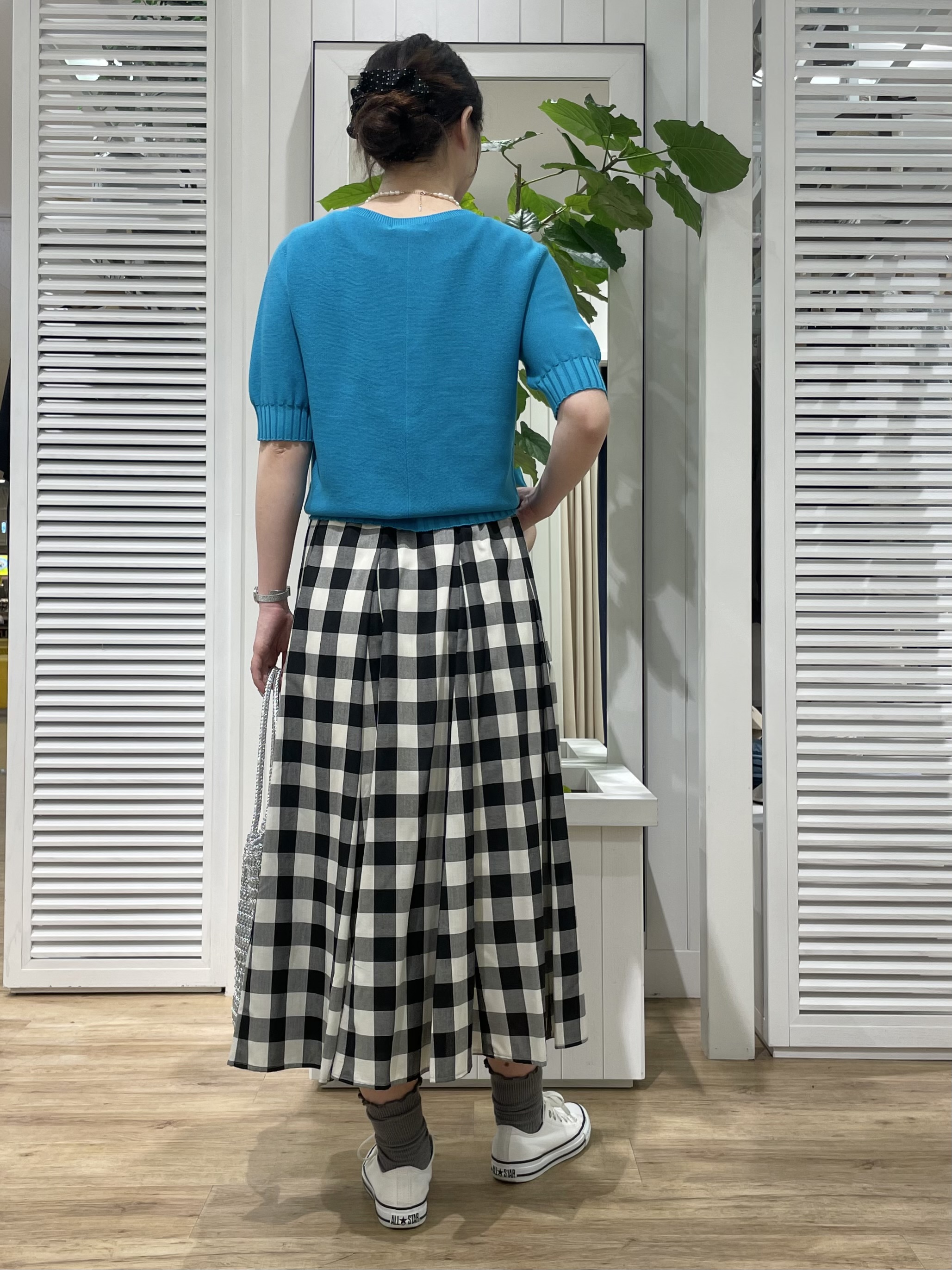 KANNAさんの「Dessin｜【洗える】ワイドリブ使いコンパクトニット」を使ったコーディネート
