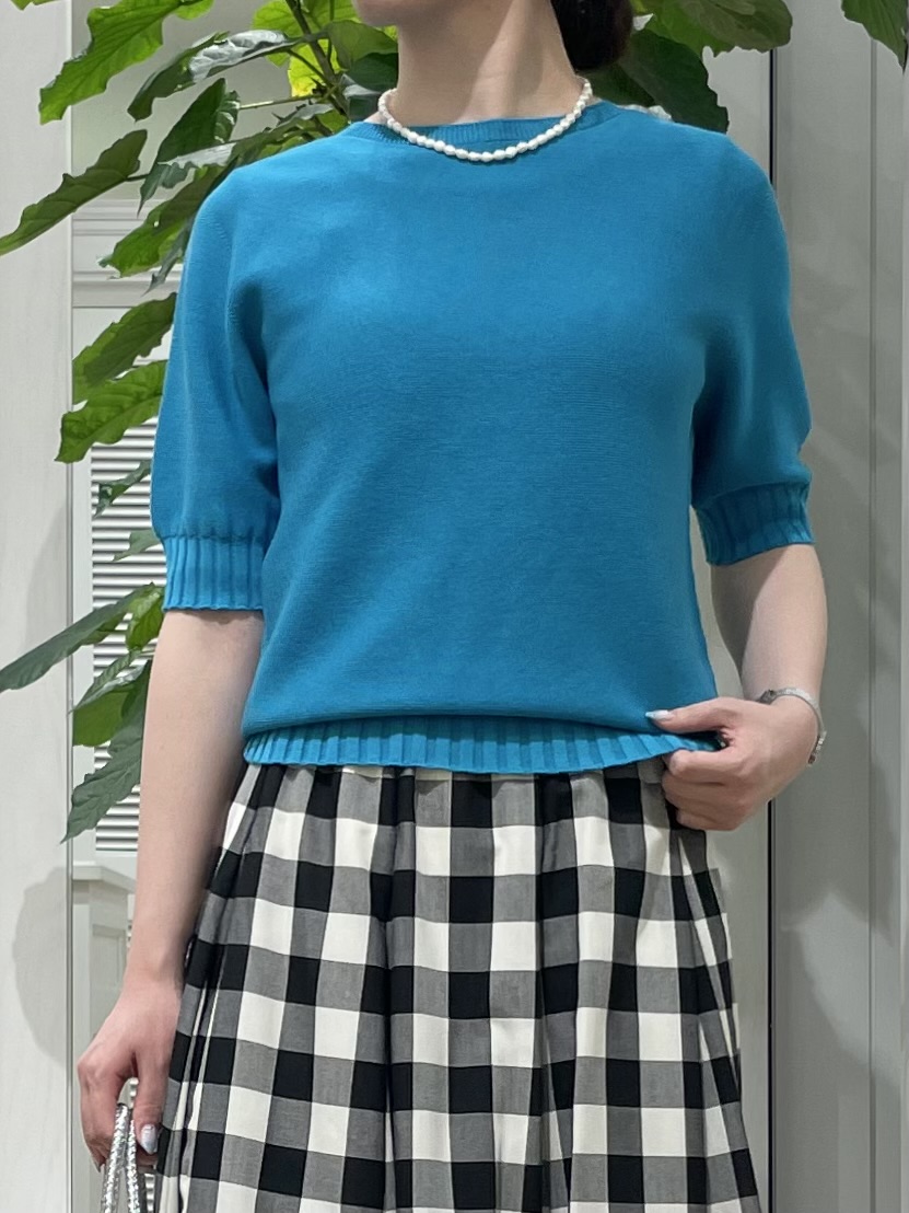 KANNAさんの「Dessin｜【洗える】ワイドリブ使いコンパクトニット」を使ったコーディネート