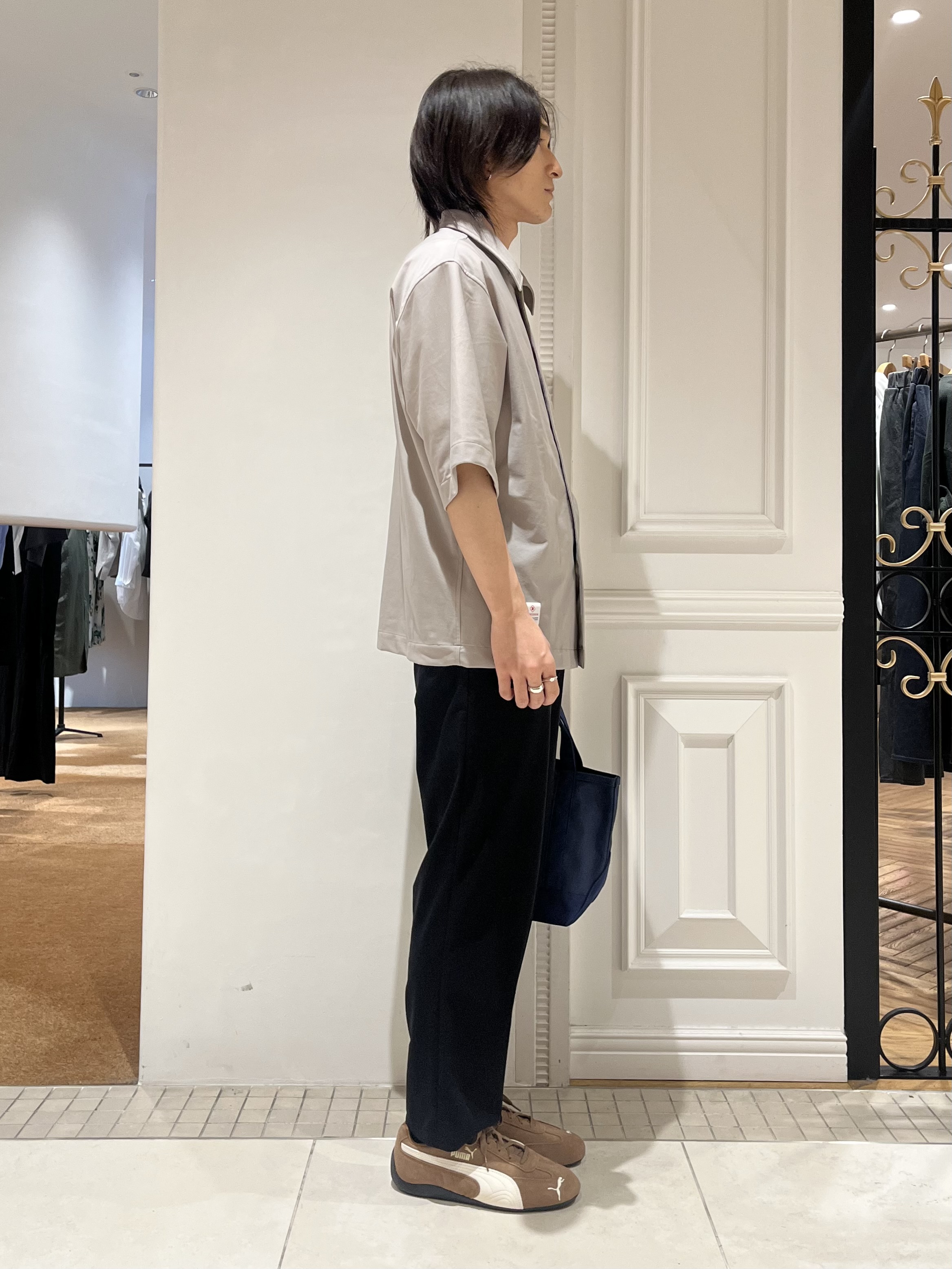 Watanabeさんの「DRESSTERIOR｜◆【接触冷感/UVカット/ウォッシャブル/Safari5月号掲載】AIRTOOL ハーフスリーブシャ」を使ったコーディネート