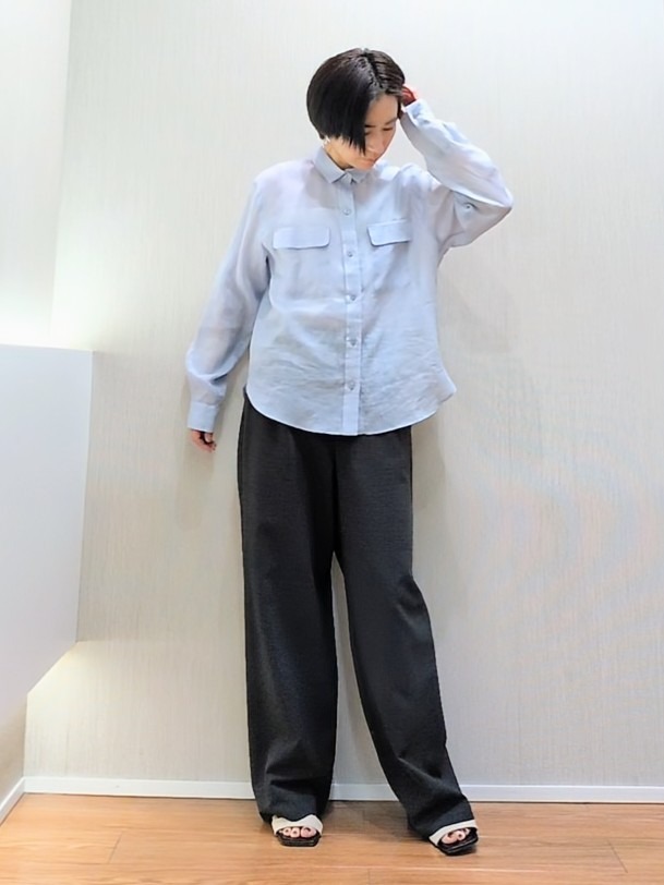 ミズタさんの「UNTITLED｜【接触冷感】ドライタッチシャツ」を使ったコーディネート