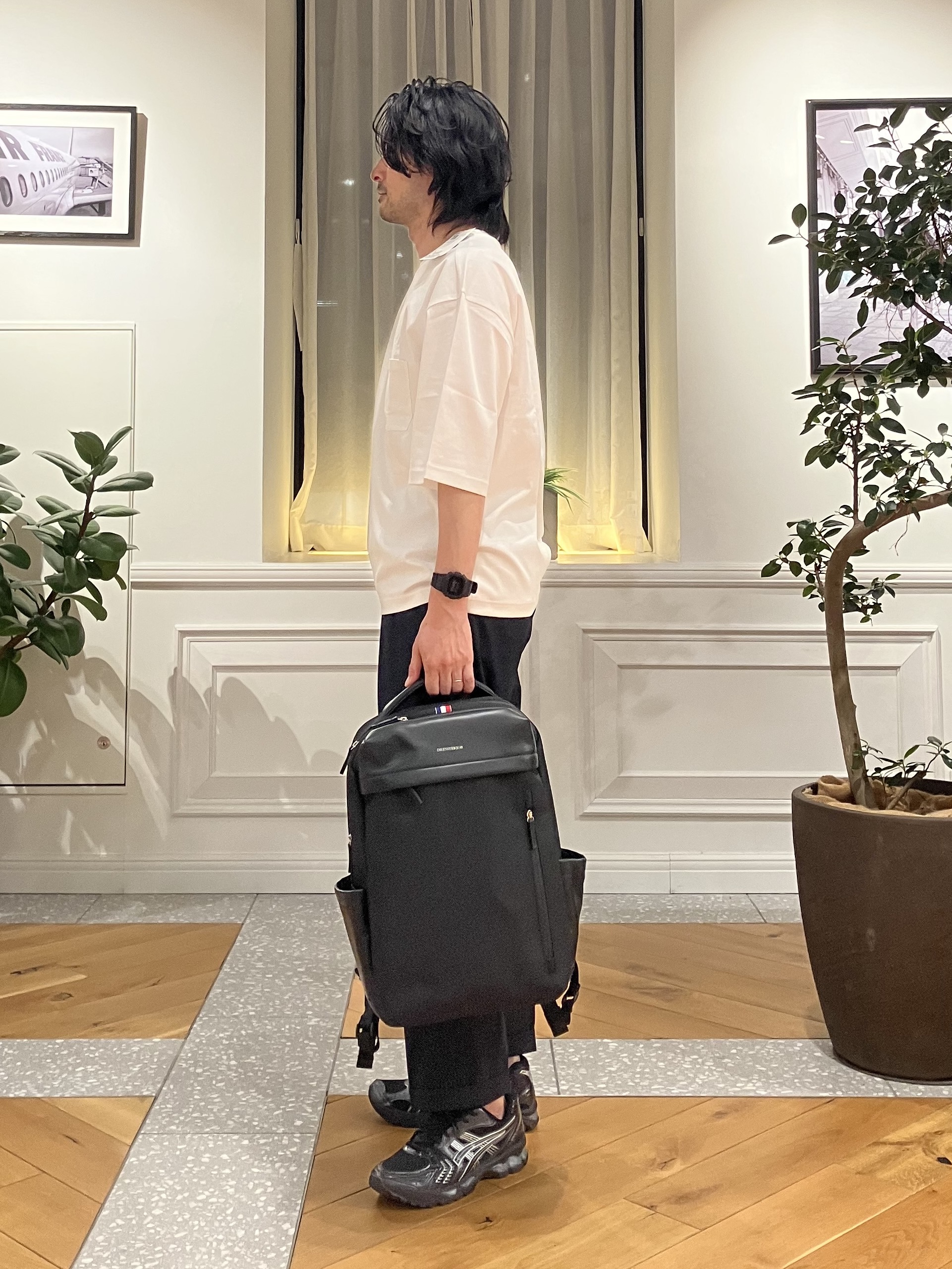 junyaさんの「DRESSTERIOR｜【干場義雅&times;DRESSTERIOR】ICE CLEAR COTTON Tシャツ」を使ったコーディネート