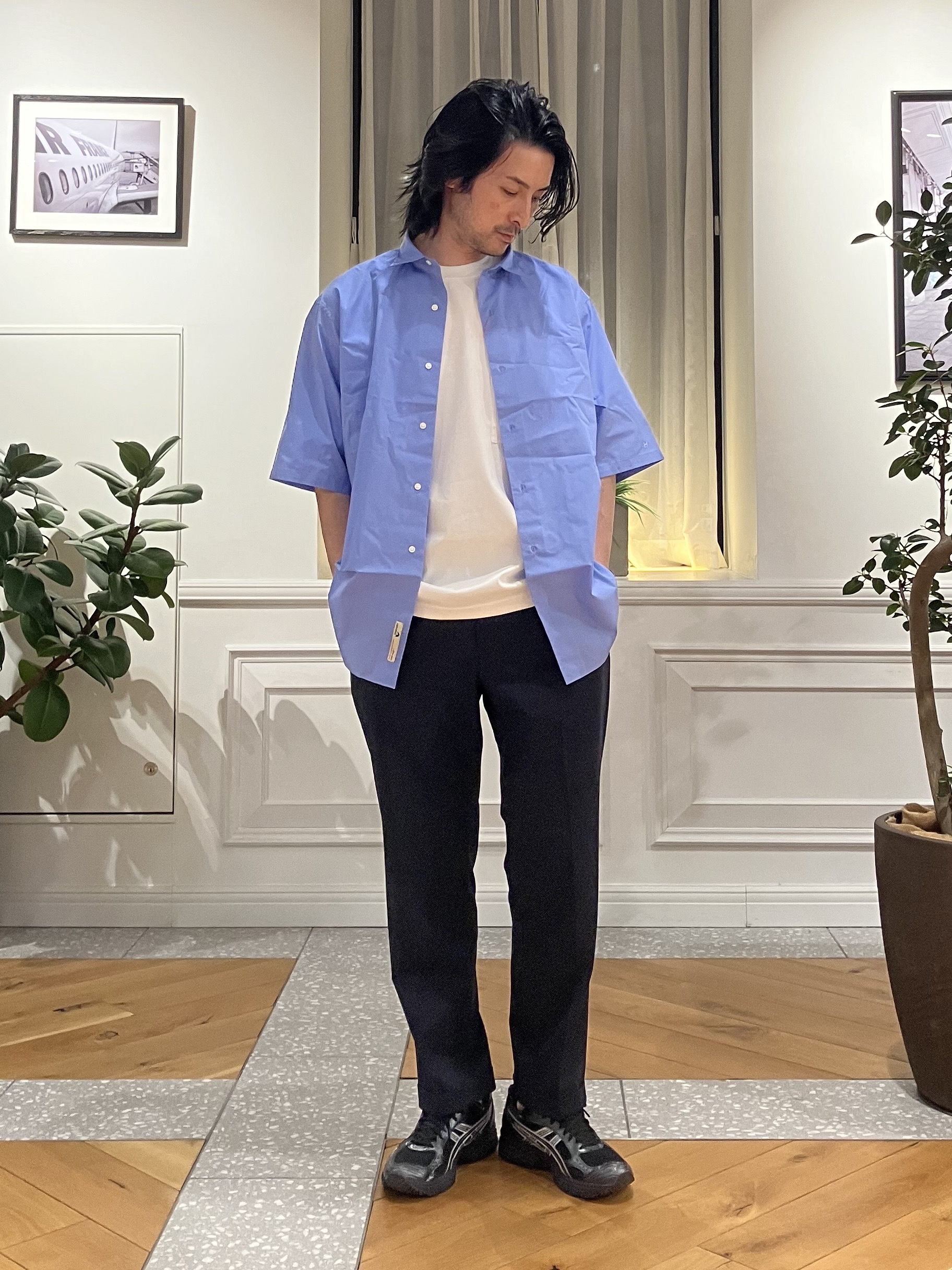 junyaさんの「DRESSTERIOR｜【干場義雅&times;DRESSTERIOR/再入荷】シドグラスシャツ」を使ったコーディネート