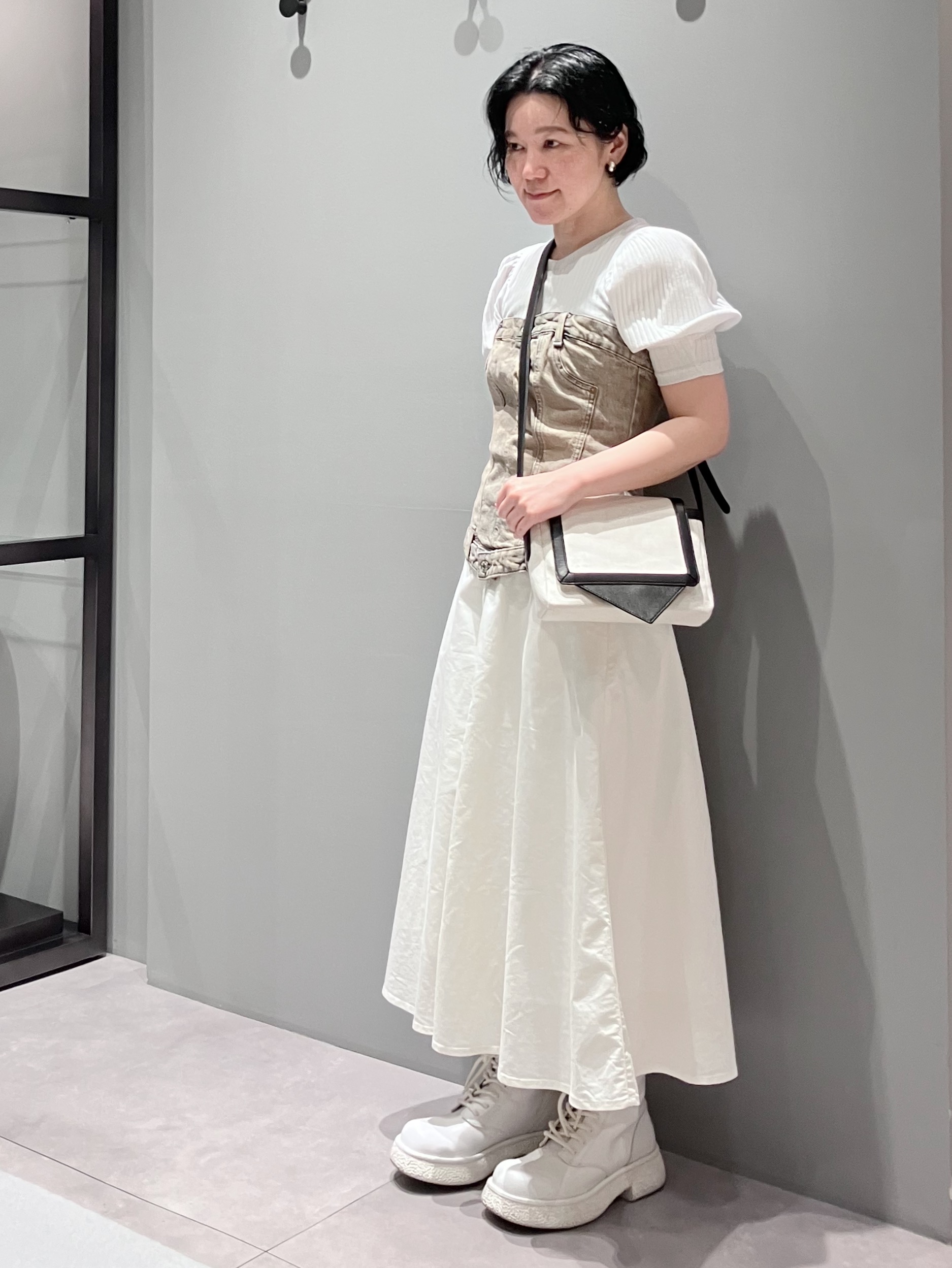 Cさんの「HIROKO HAYASHI｜TRIS（トリス）ショルダーバッグS」を使ったコーディネート