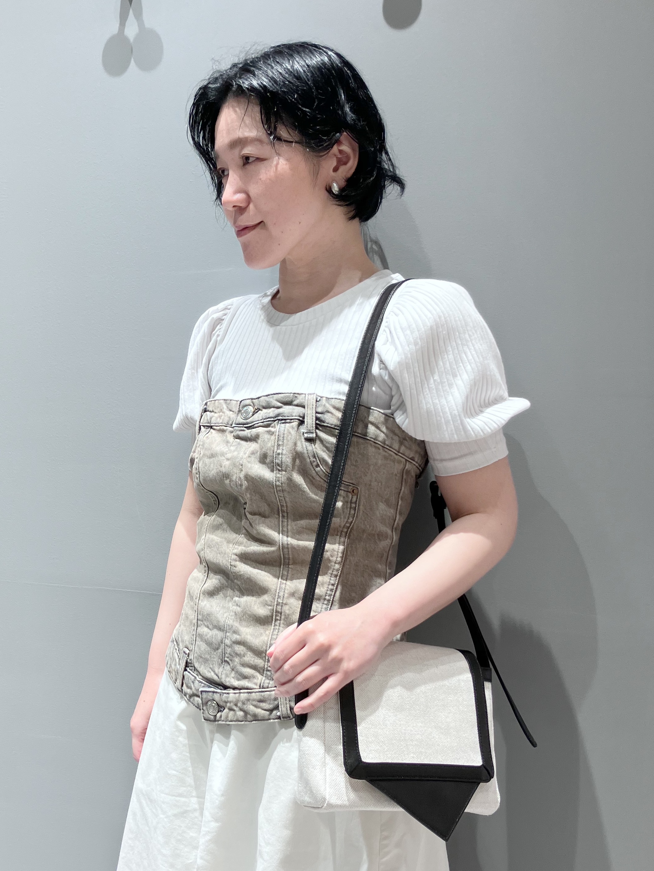 Cさんの「HIROKO HAYASHI｜TRIS（トリス）ショルダーバッグS」を使ったコーディネート