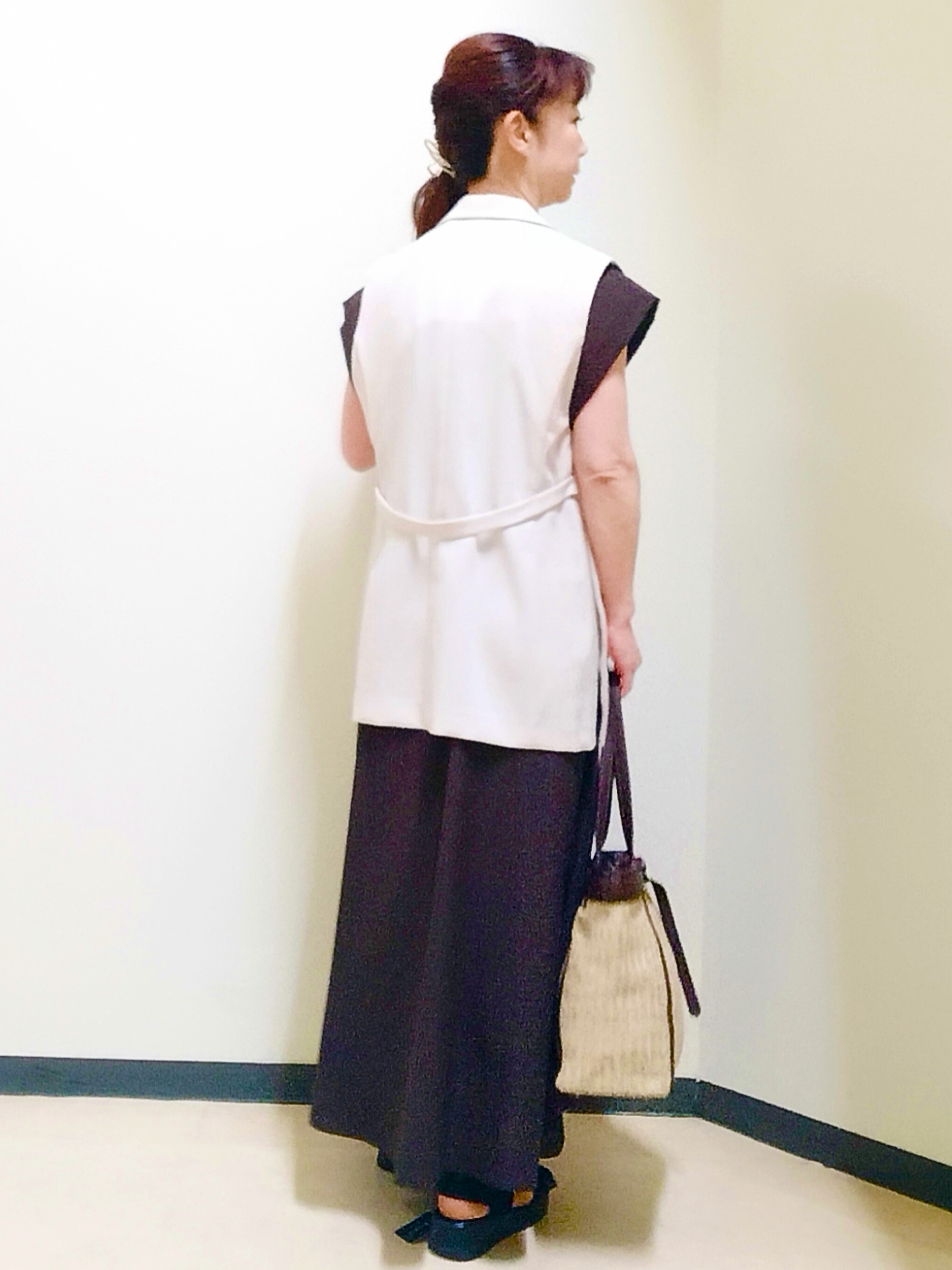 花さんの「Reflect｜【マシンウォッシャブル】フロントボタンワンピース」を使ったコーディネート