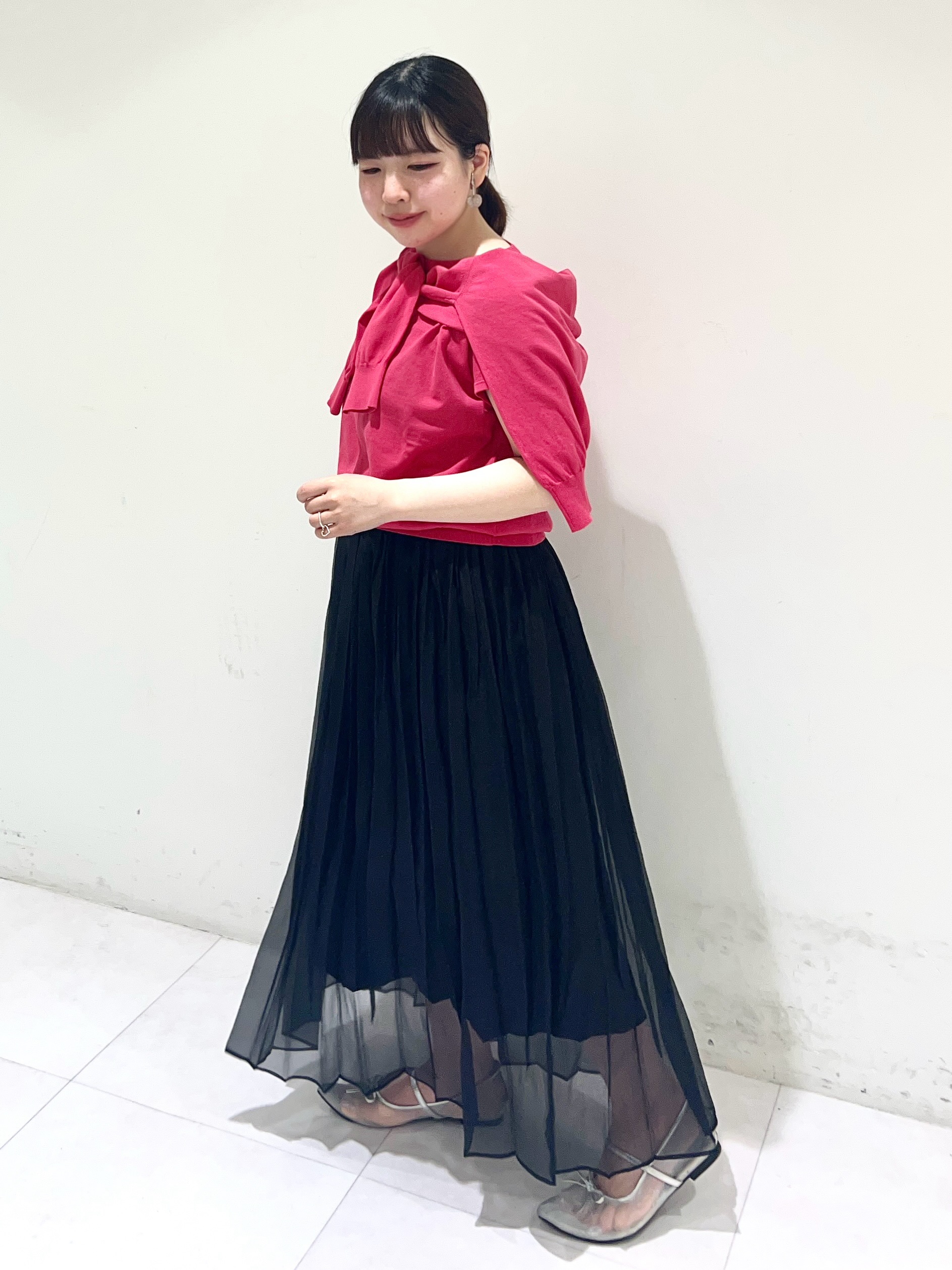 Mitsukiさんの「UNTITLED｜【9色展開/アンサンブル可/洗える】コットンベーシックニット」を使ったコーディネート