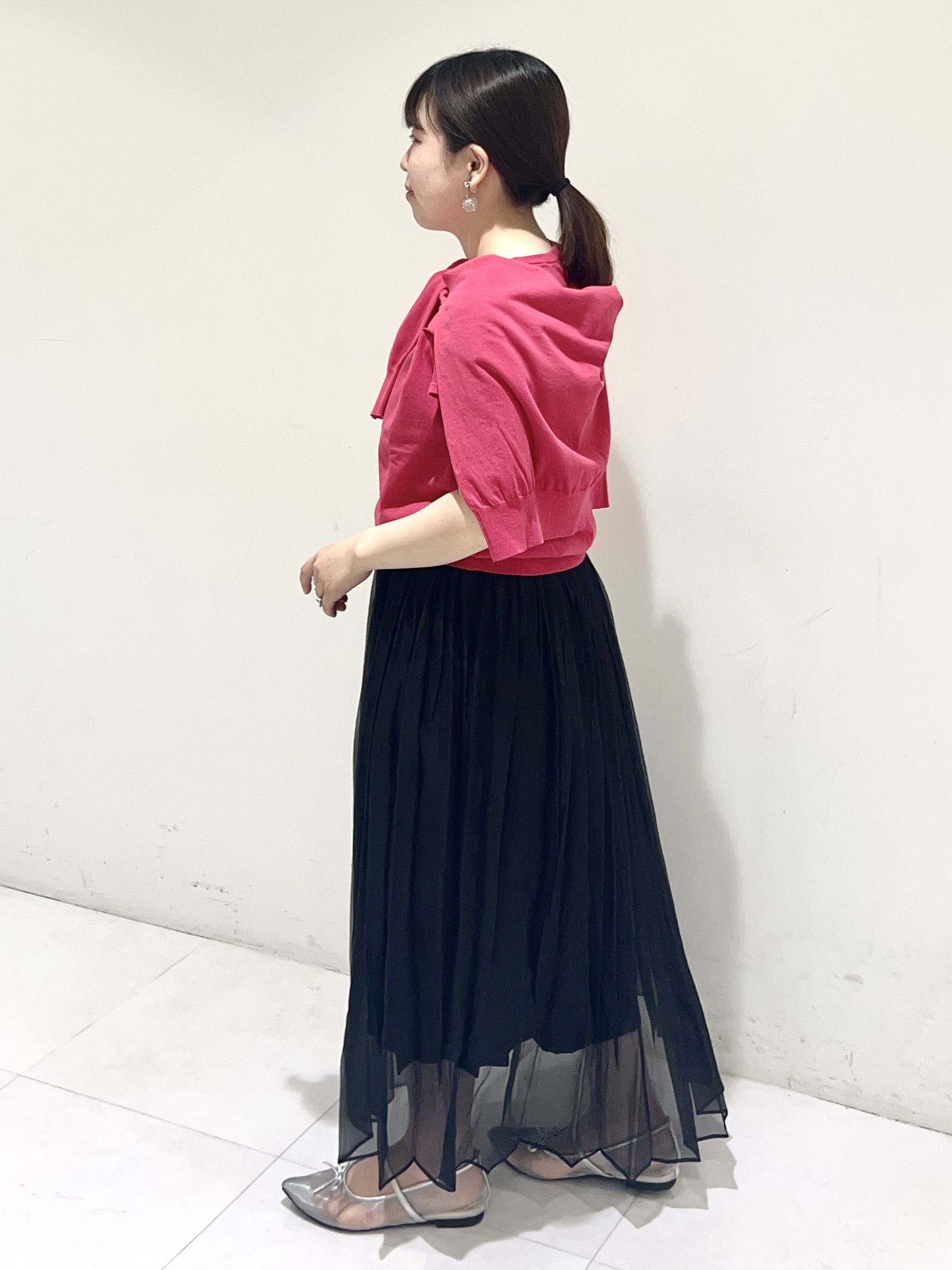 Mitsukiさんの「UNTITLED｜【9色展開/アンサンブル可/洗える】コットンベーシックニット」を使ったコーディネート