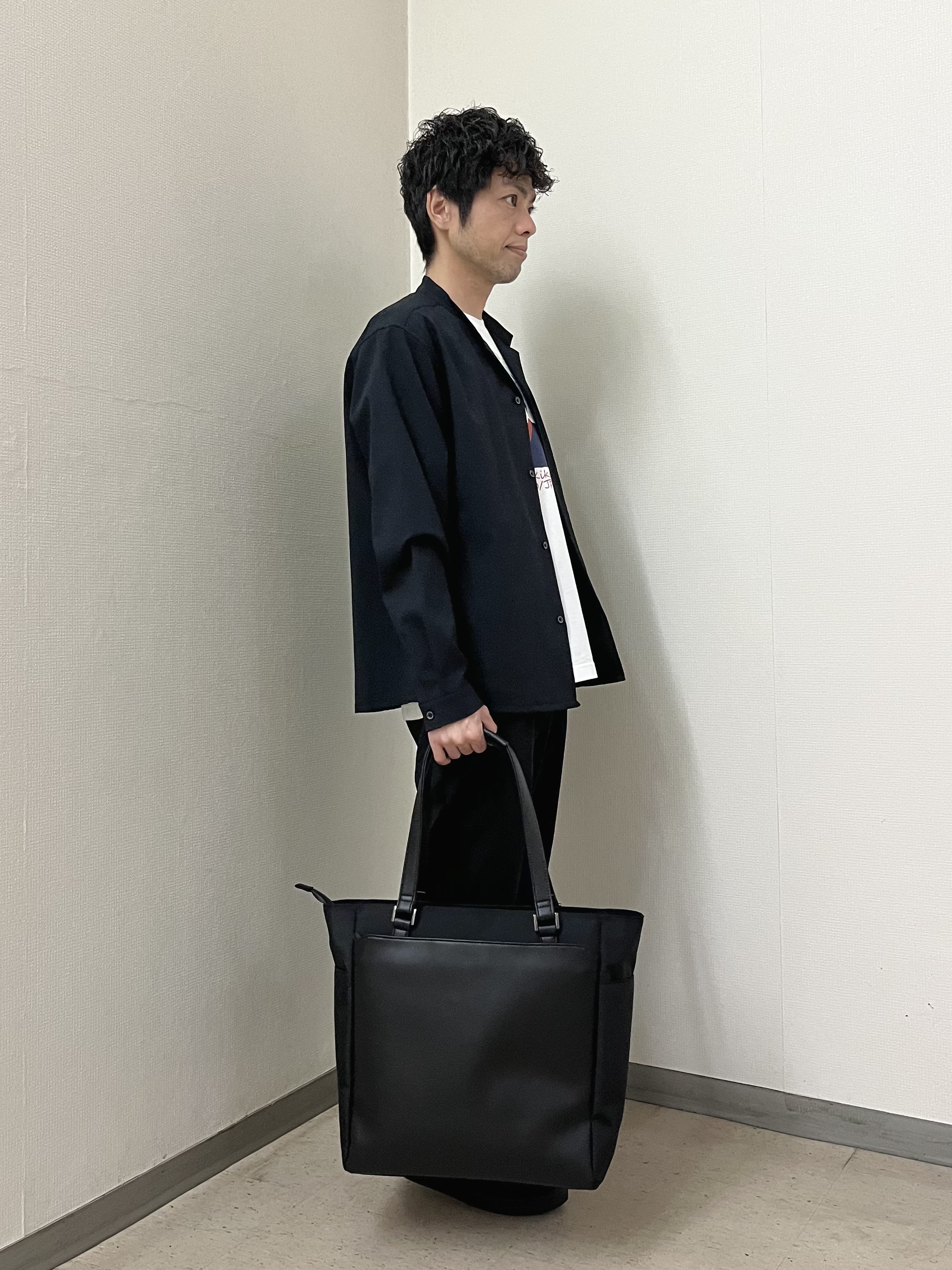 URAさんの「TAKEO KIKUCHI｜【撥水・洗える・シワになりにくい】 リランチェ（R） シャツ」を使ったコーディネート