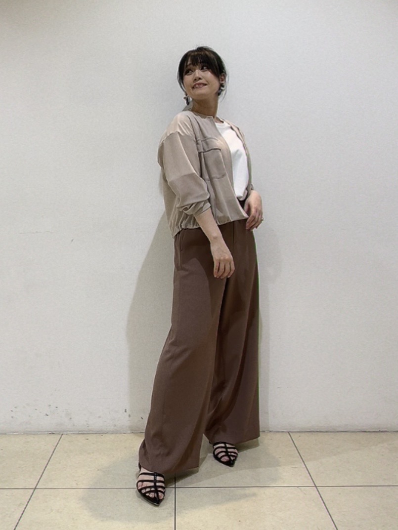 watanabeさんの「UNTITLED｜◆【洗える】シアーブルゾン」を使ったコーディネート
