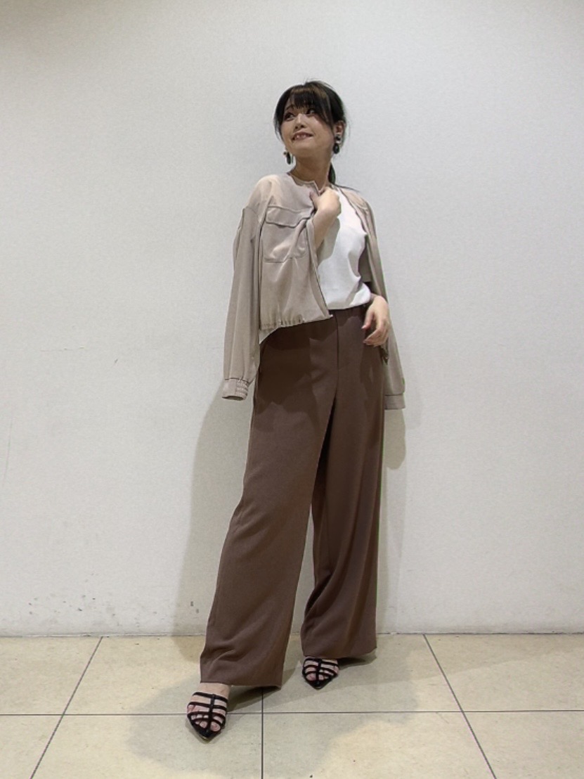 watanabeさんの「UNTITLED｜◆【洗える】シアーブルゾン」を使ったコーディネート