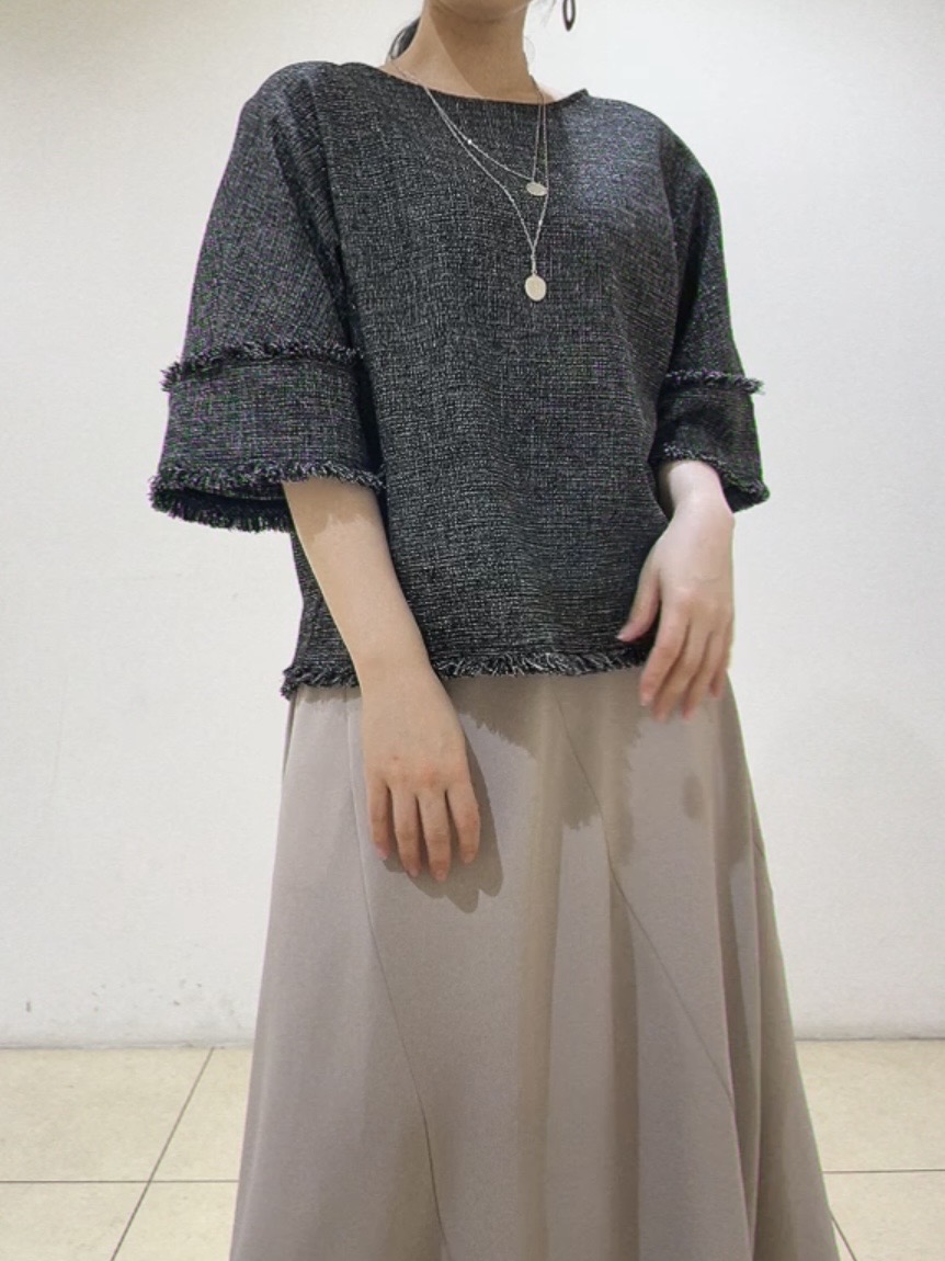 watanabeさんの「UNTITLED｜【セットアップ可/接触冷感/遮熱】リラクシーフレアスカート」を使ったコーディネート
