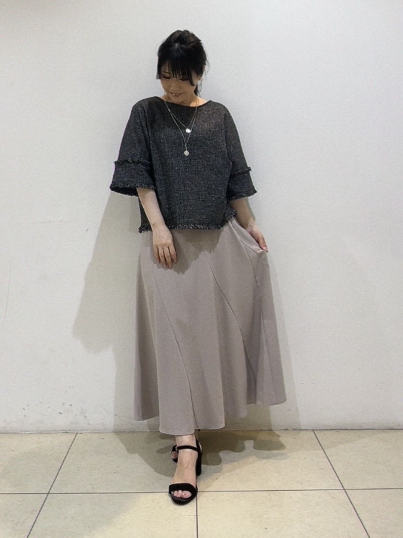watanabeさんの「UNTITLED｜【セットアップ可/接触冷感/遮熱】リラクシーフレアスカート」を使ったコーディネート