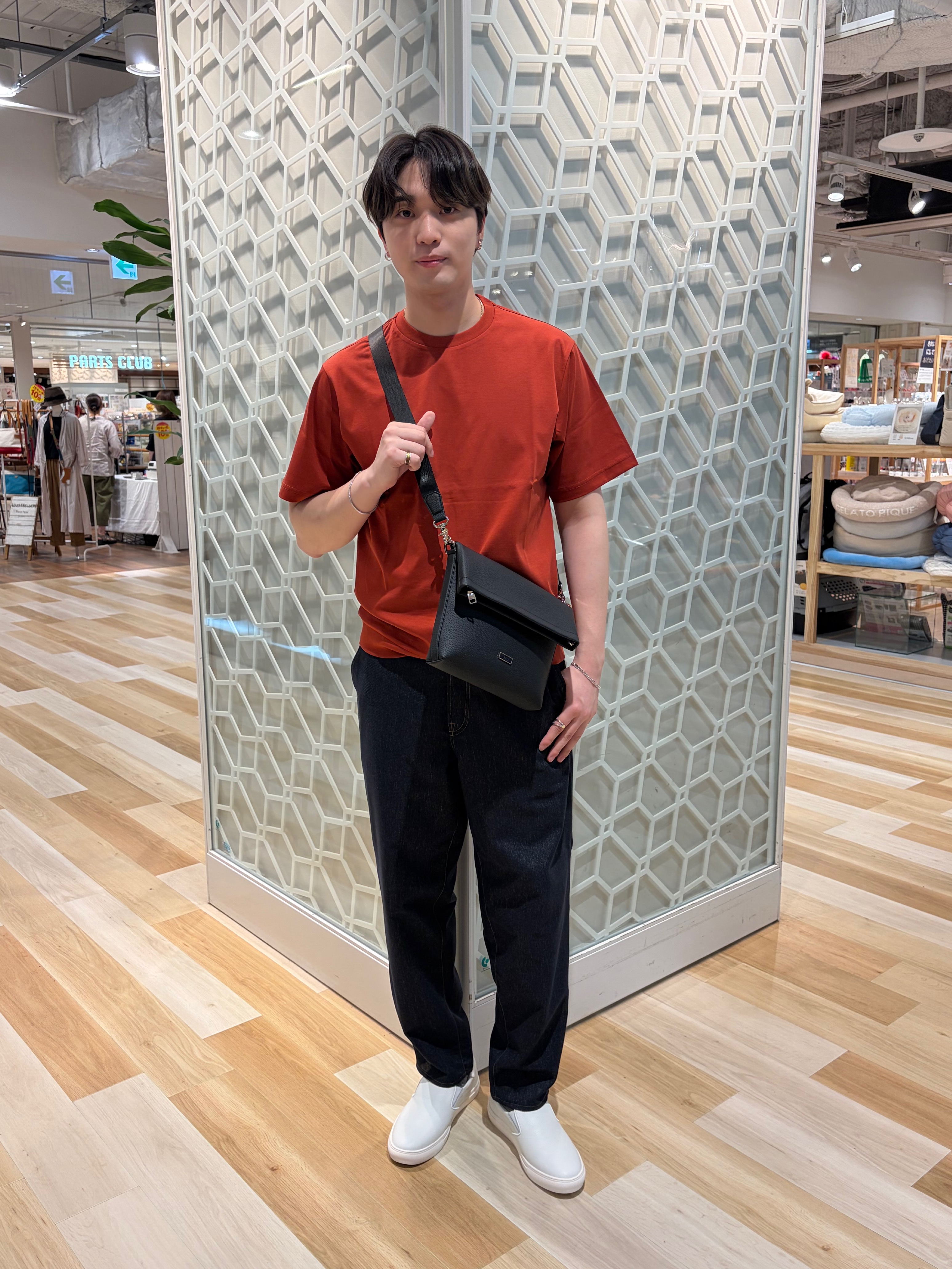 ふみふみさんの「TAKEO KIKUCHI｜【接触冷感】アイスクリアコットン Tシャツ」を使ったコーディネート