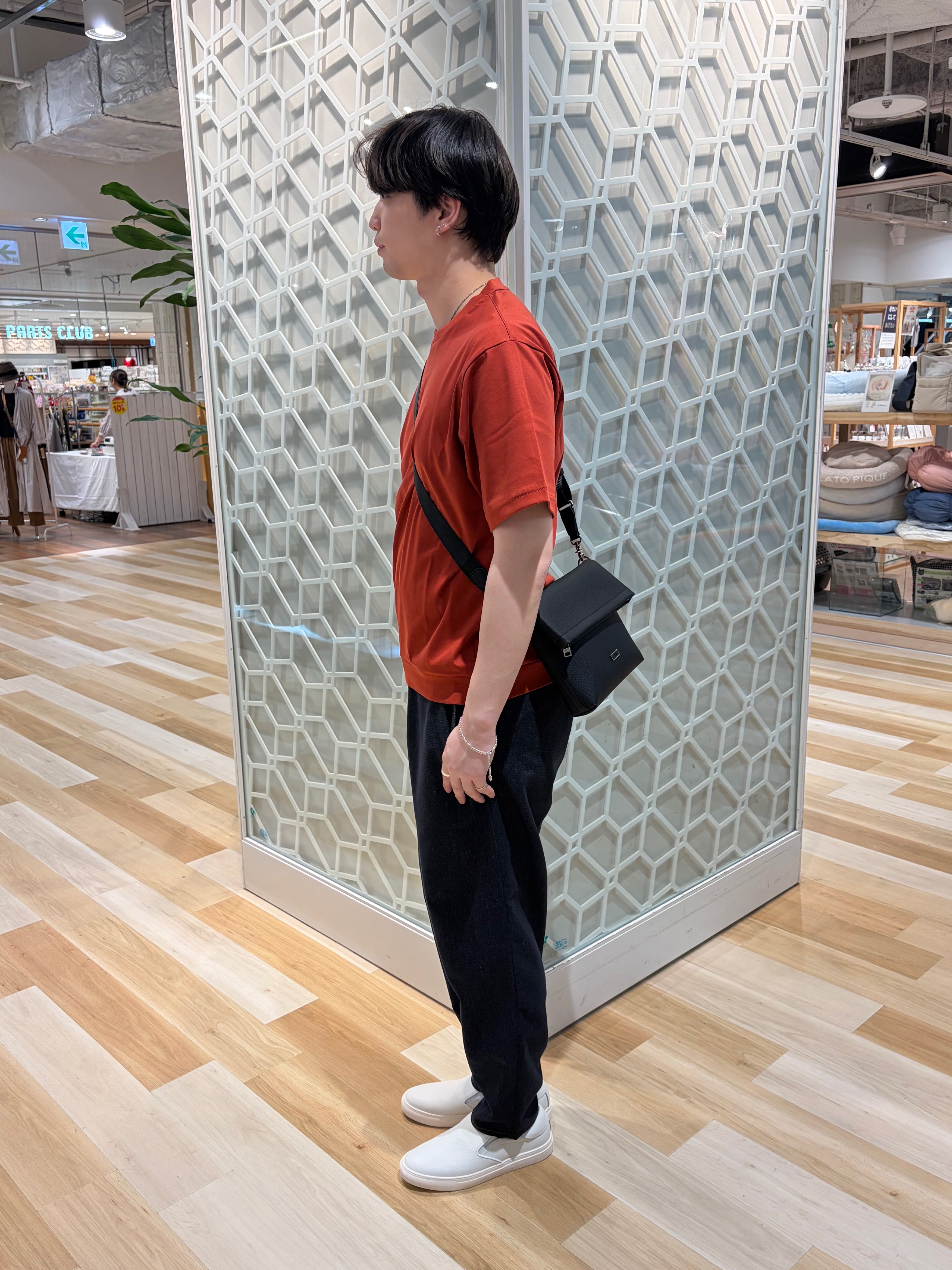 ふみふみさんの「TAKEO KIKUCHI｜【接触冷感】アイスクリアコットン Tシャツ」を使ったコーディネート