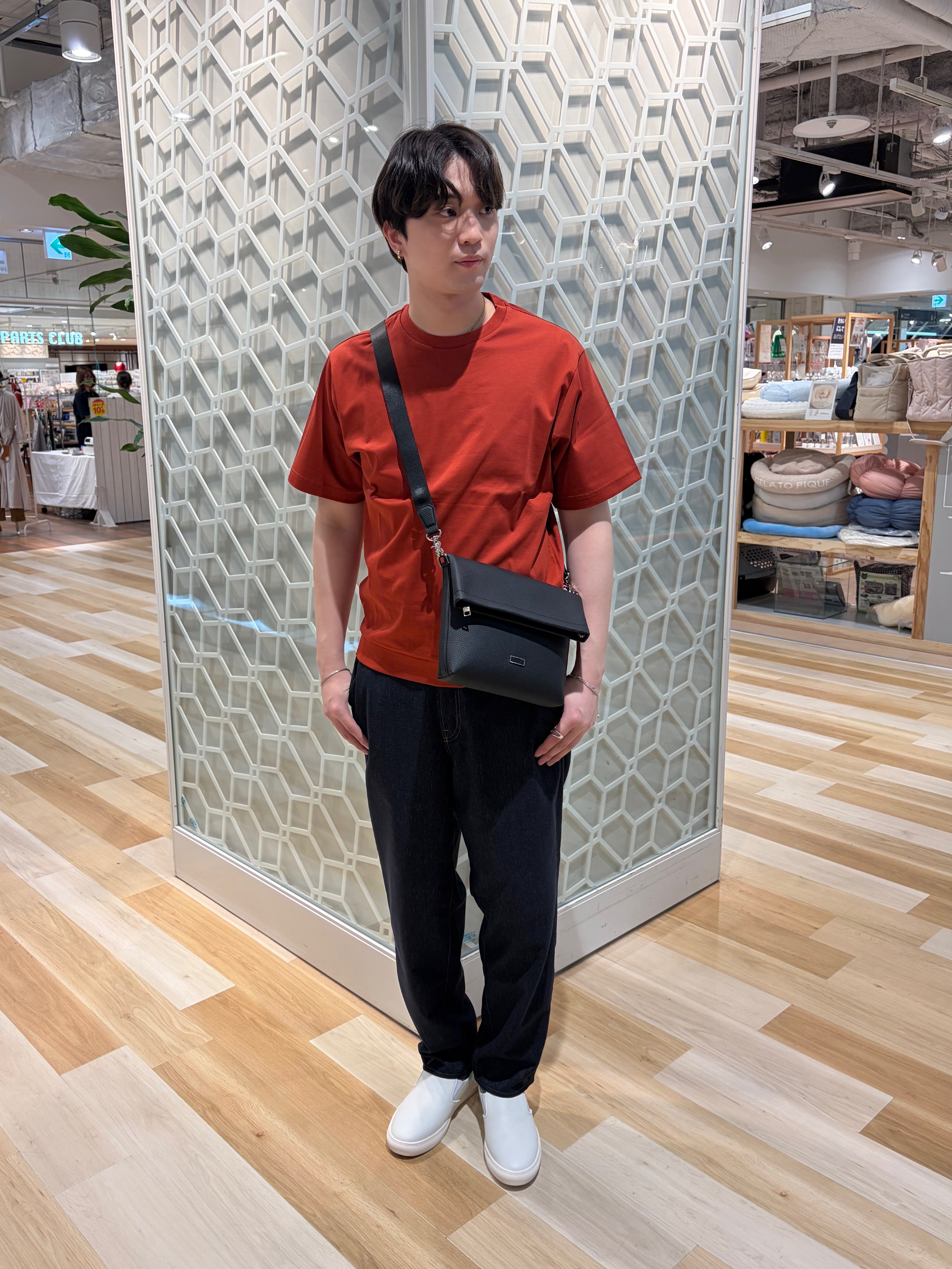 ふみふみさんの「TAKEO KIKUCHI｜【接触冷感】アイスクリアコットン Tシャツ」を使ったコーディネート