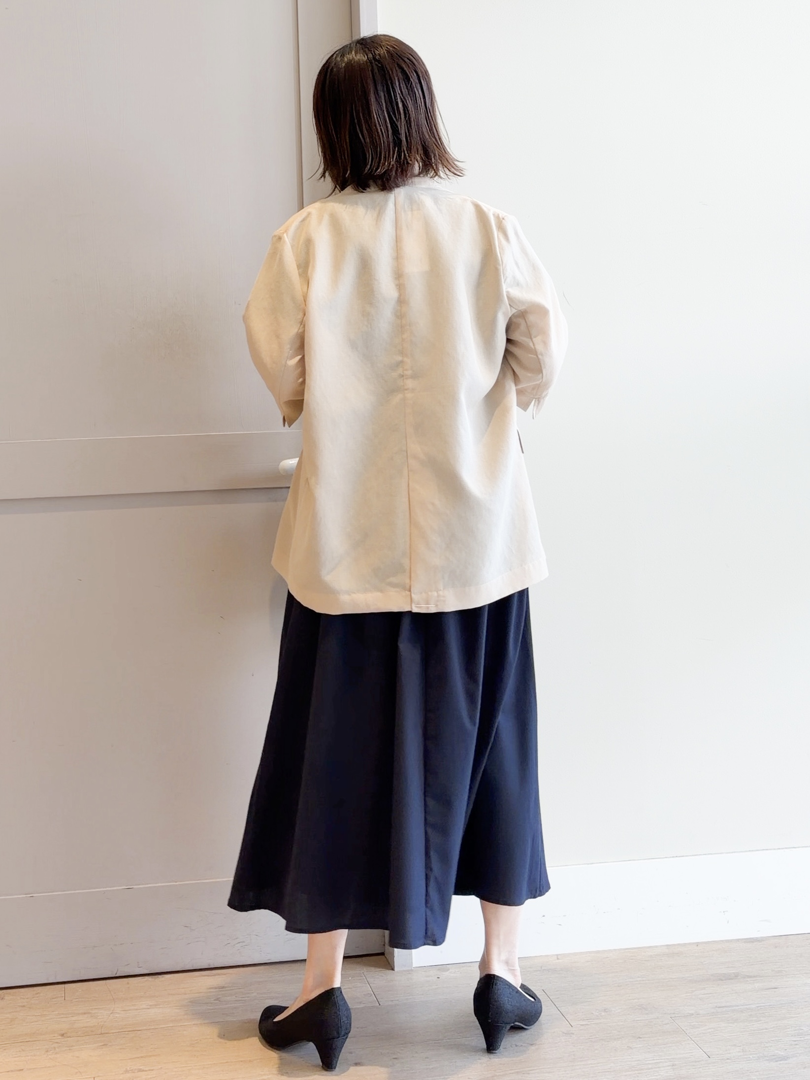 yamakoさんの「grove｜【洗濯機OK/ひんやり】軽く羽織れるハーフスリーブジャケット」を使ったコーディネート