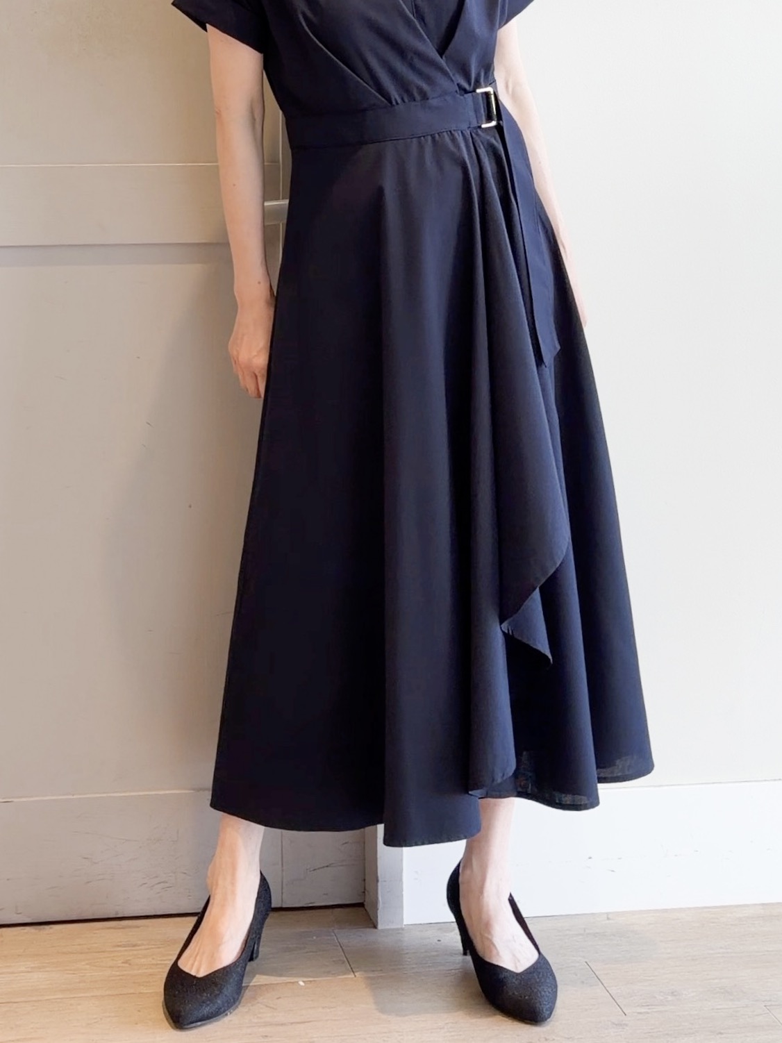 yamakoさんの「grove｜【洗濯機OK/ひんやり】軽く羽織れるハーフスリーブジャケット」を使ったコーディネート